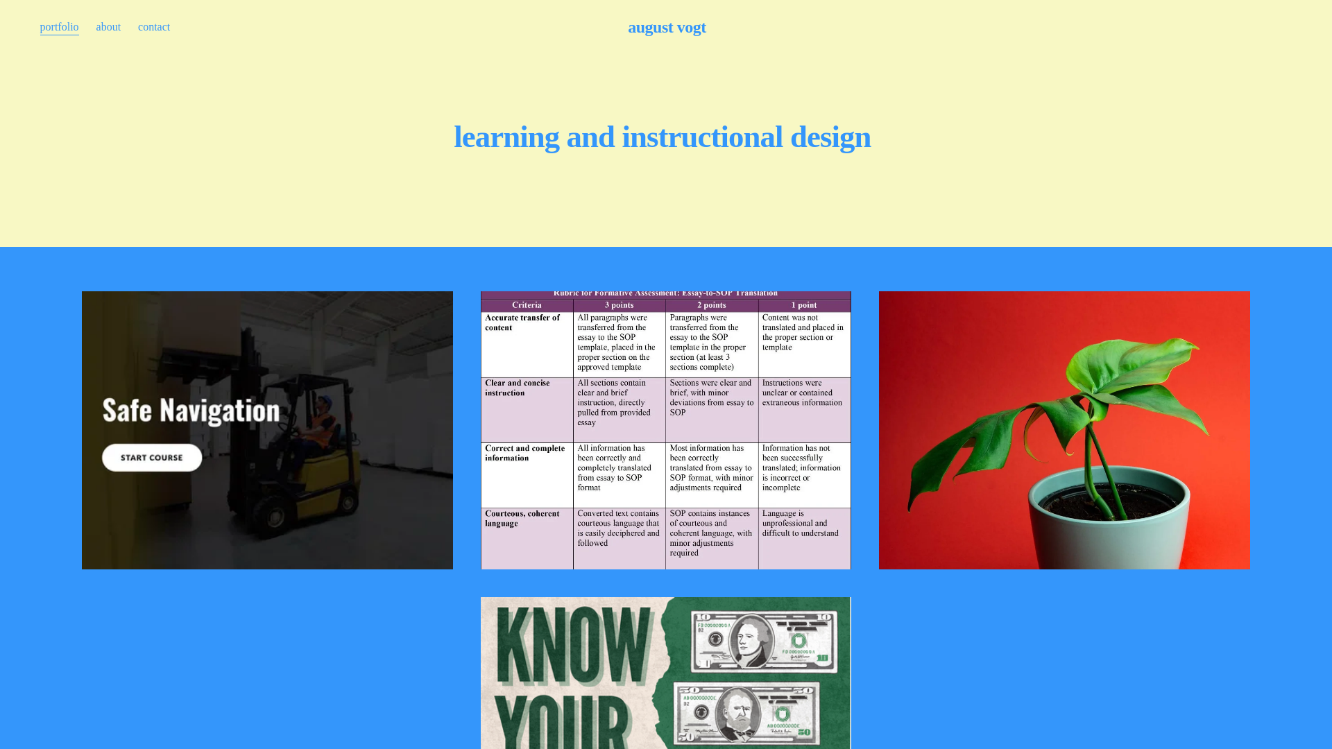 website screenshot of https://auguststremm.com