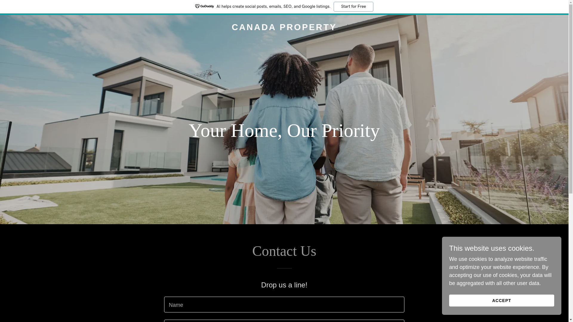 website screenshot of https://canadaprop.ca/