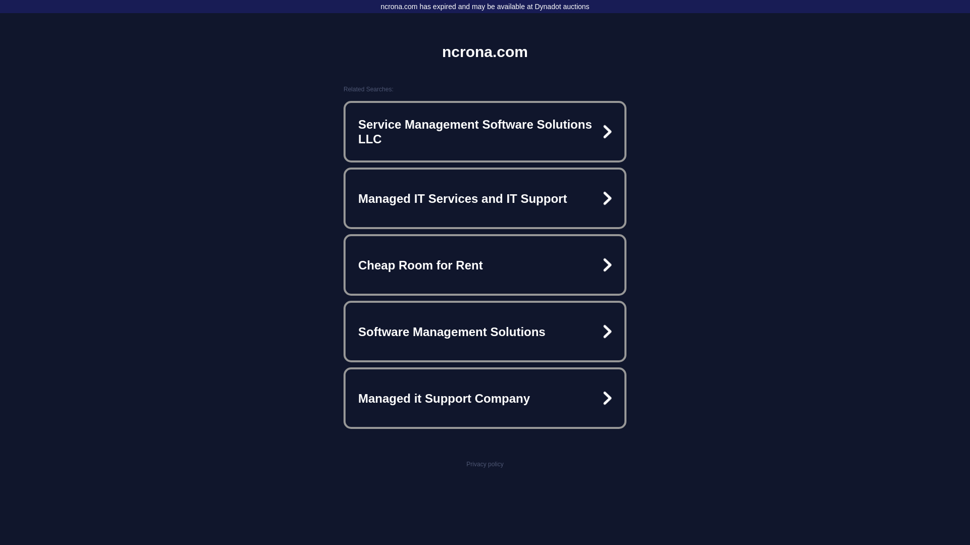 website screenshot of https://onyl.ncrona.com