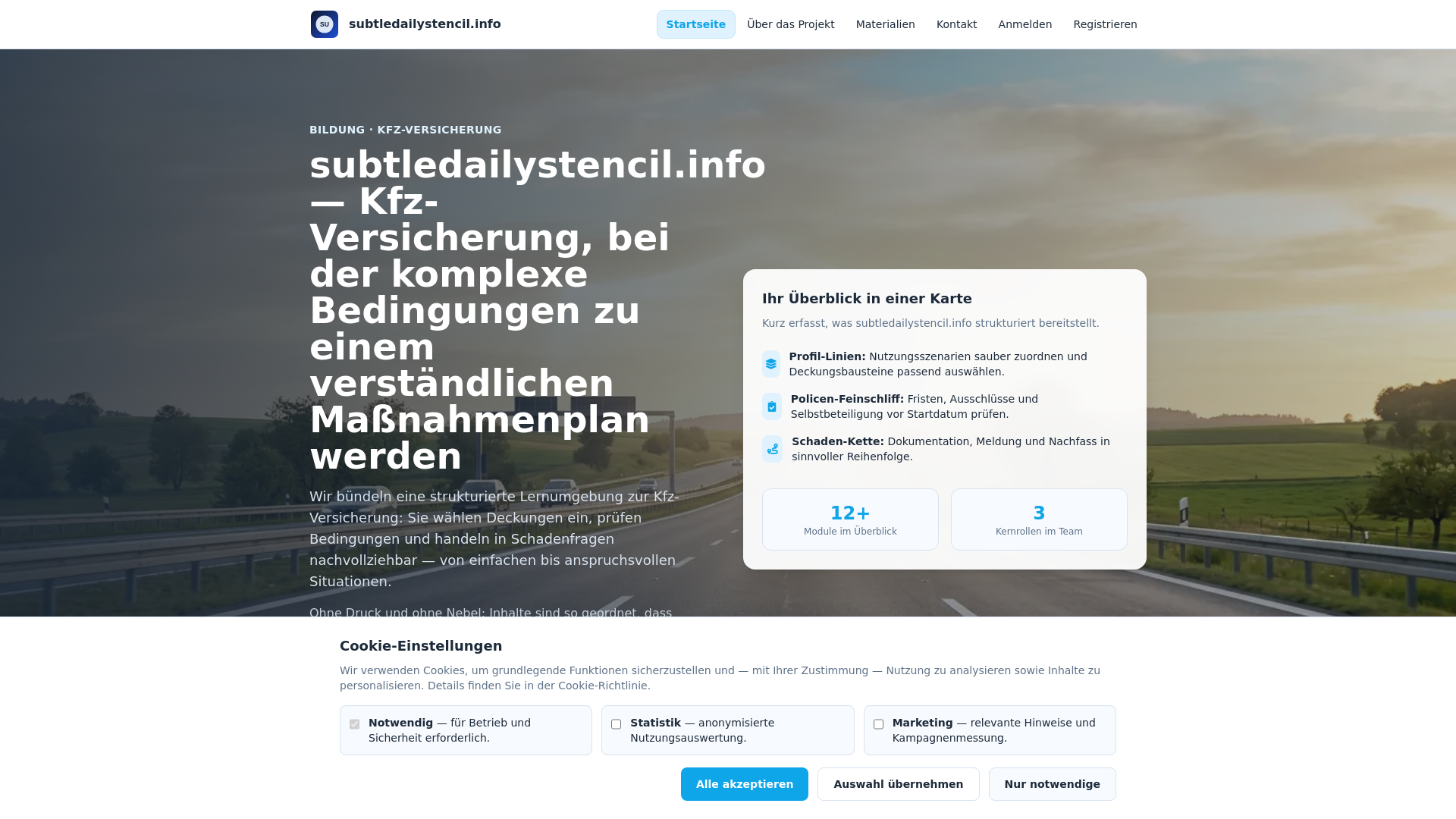 website screenshot of https://subtledailystencil.info/