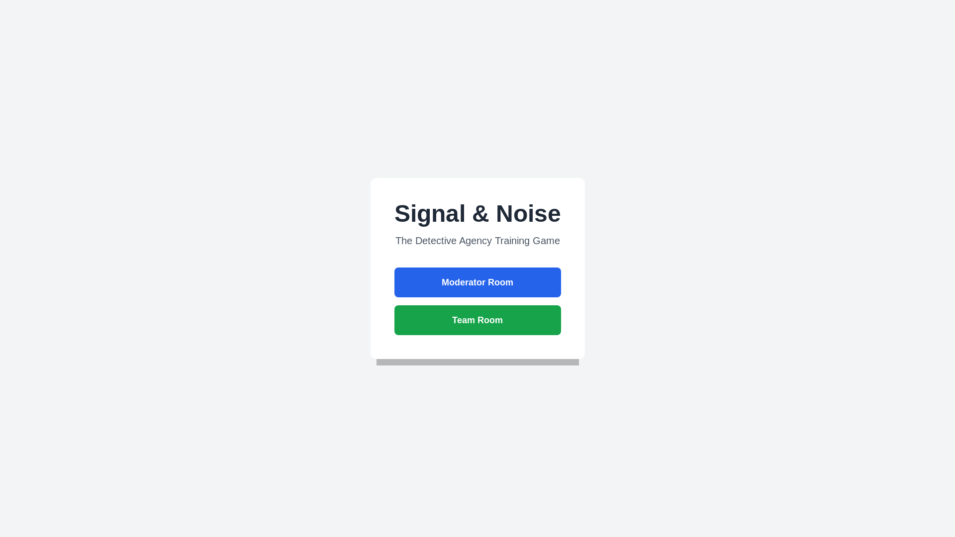 website screenshot of https://signal-and-noise-game.pages.dev/