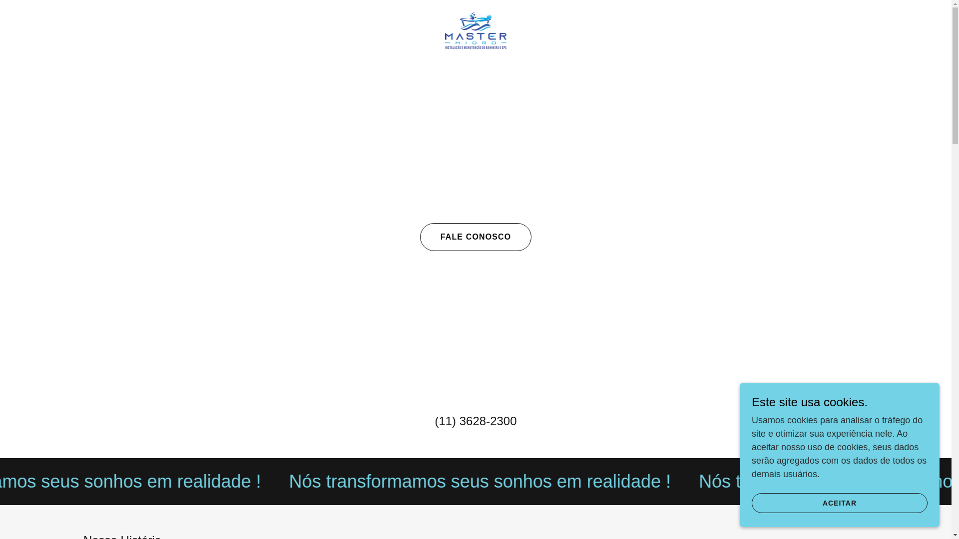 website screenshot of https://masterhidro.com/
