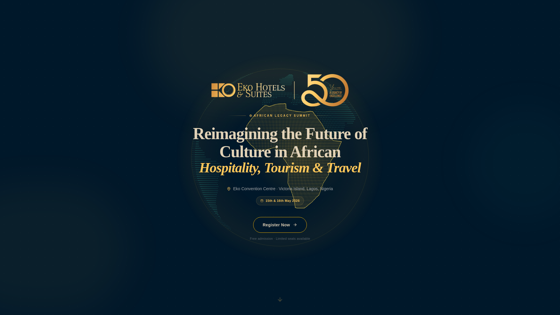 website screenshot of https://africalegacysummit.com/