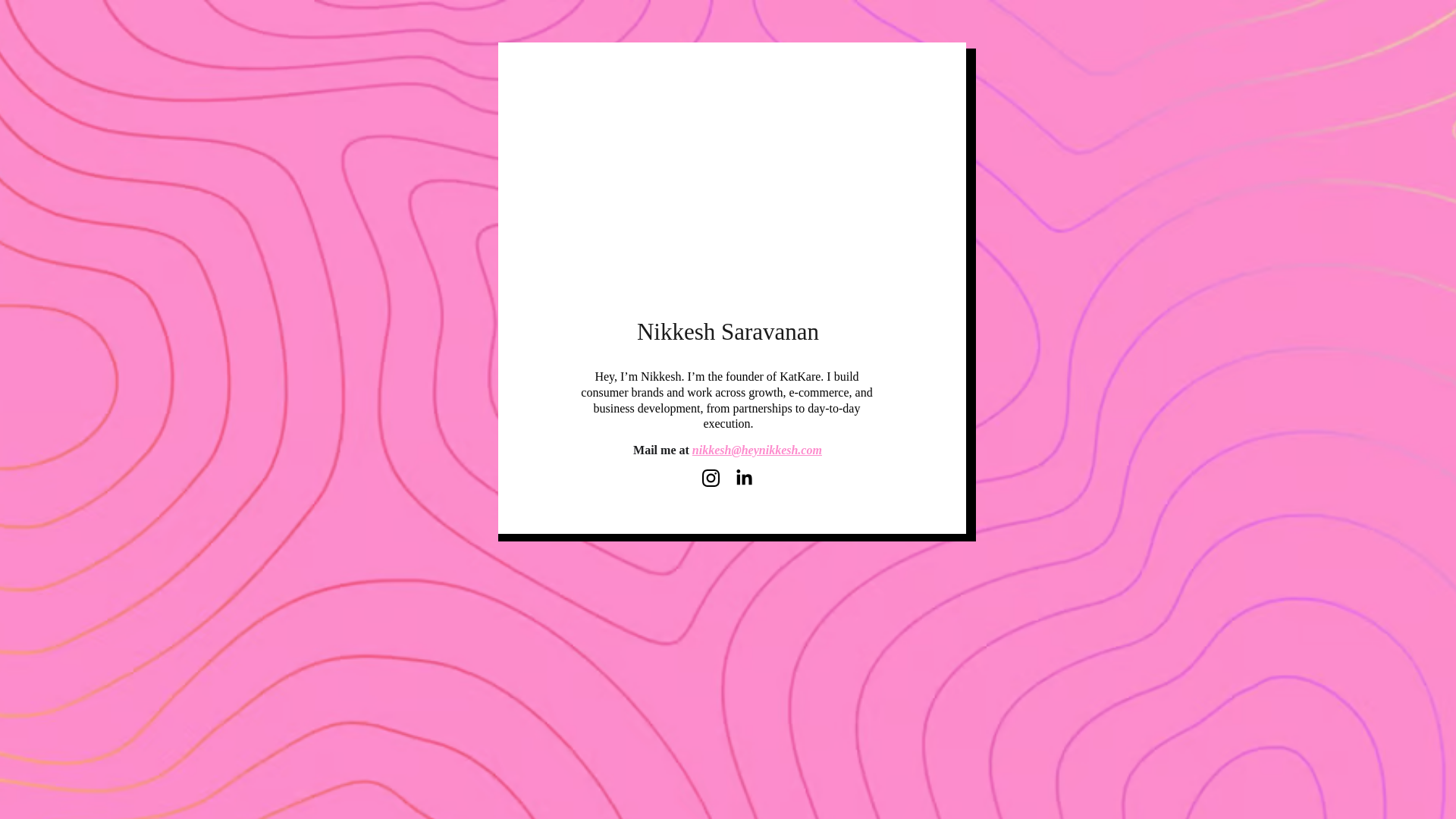 website screenshot of https://heynikkesh.com