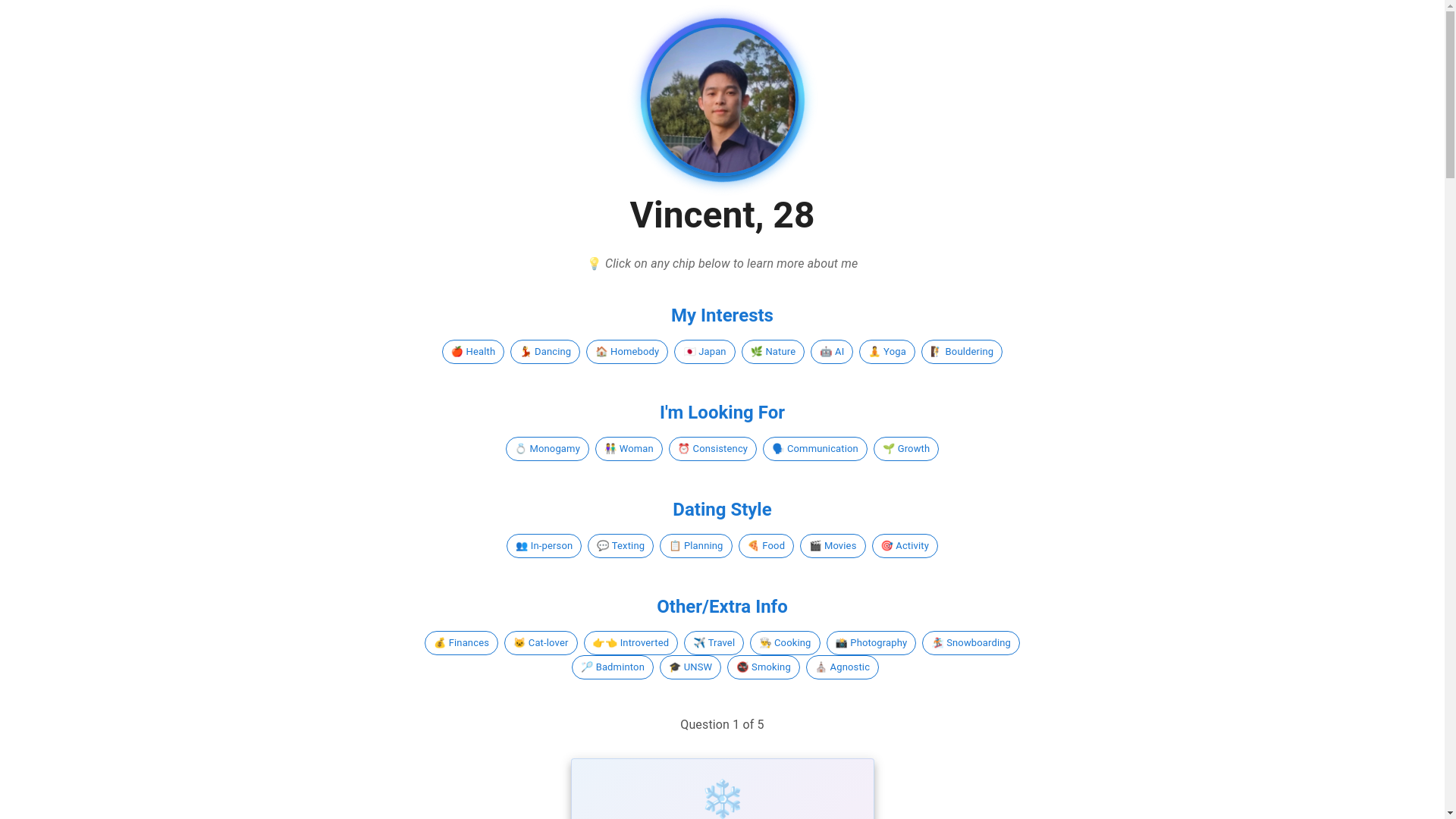 website screenshot of https://vdate.pages.dev/