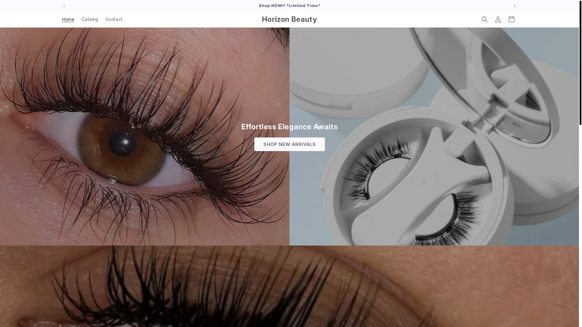 website screenshot of https://horizonbeauty.org/