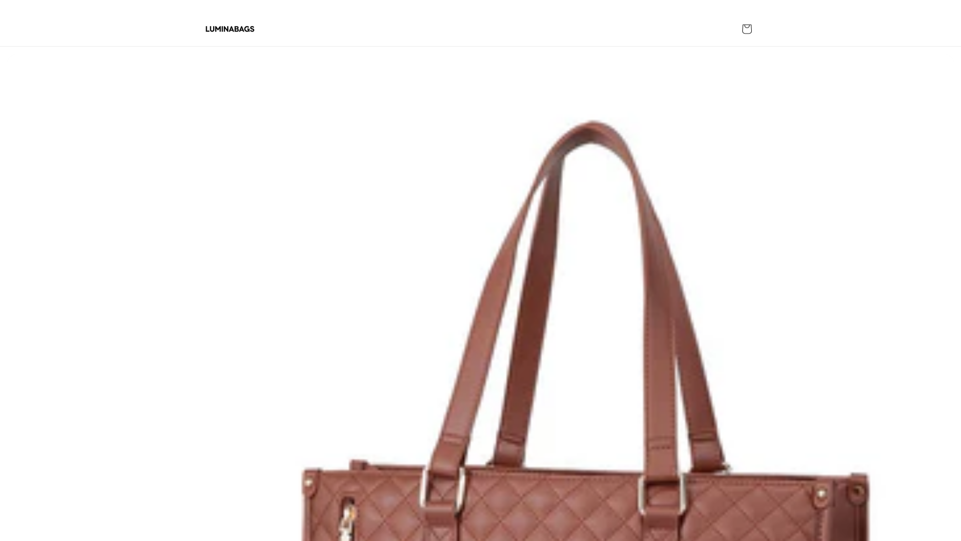 website screenshot of https://luminabags.fr/