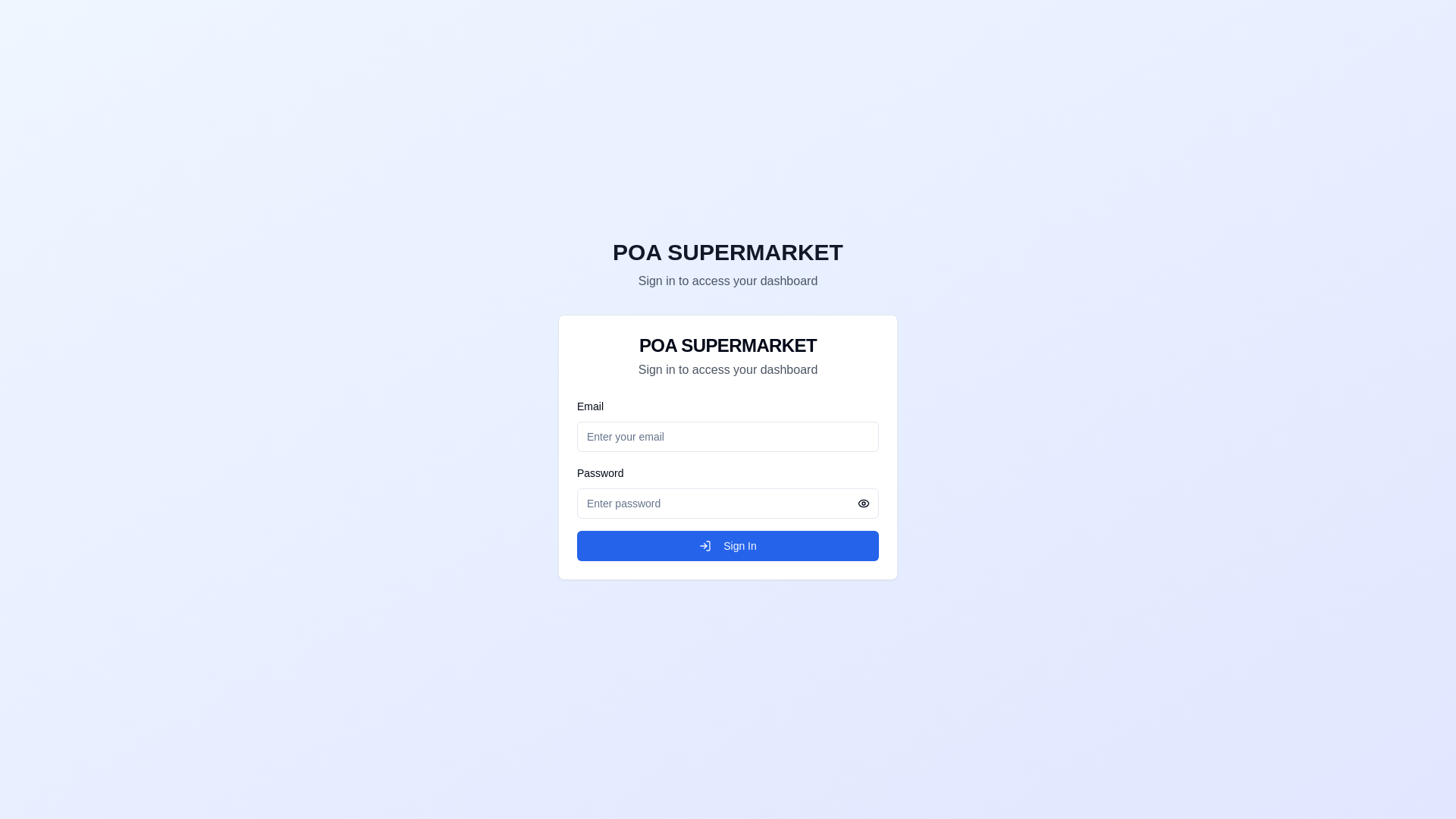 website screenshot of https://poasupermarket.sc.tz