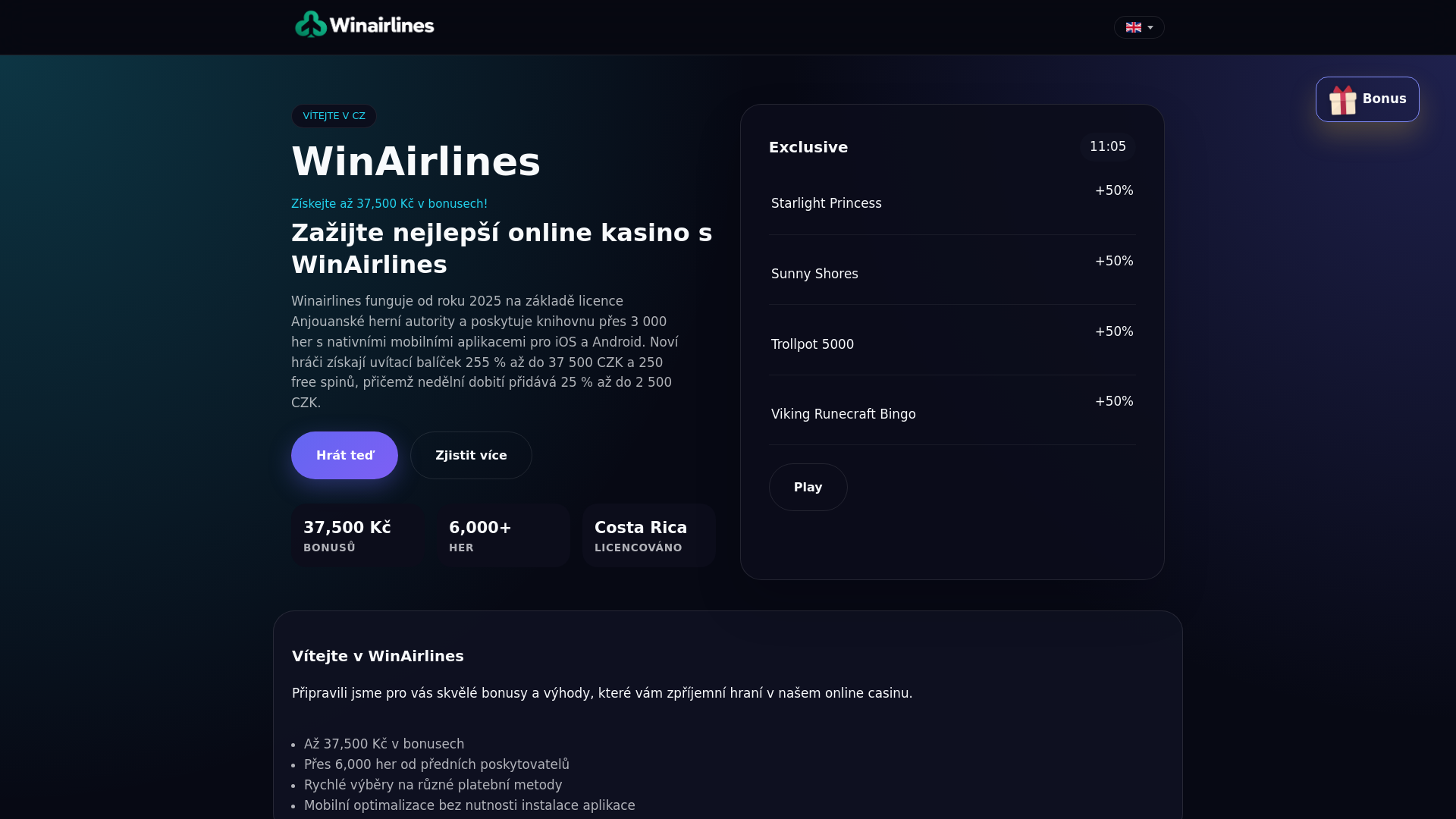website screenshot of https://winairlines-cz-3.pages.dev/