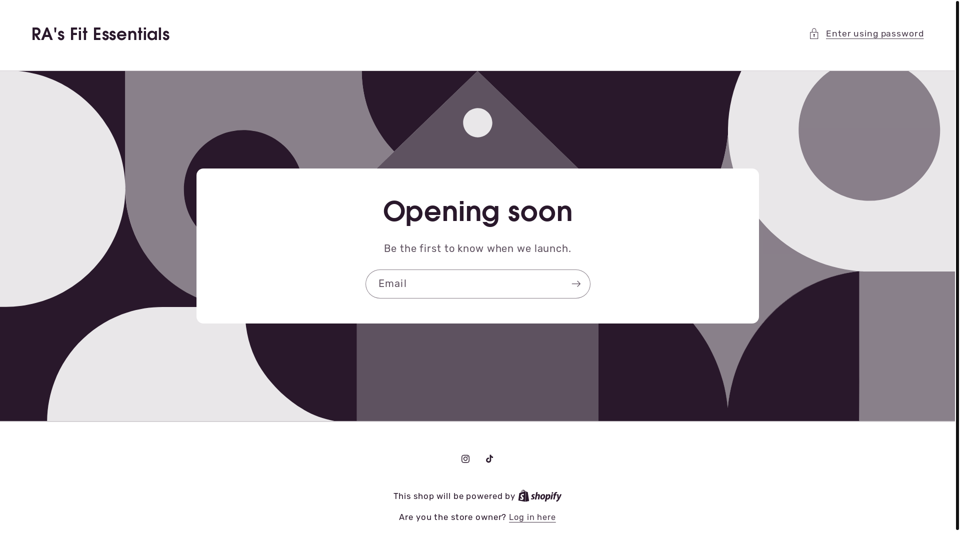 website screenshot of https://rasfitessentials.com/