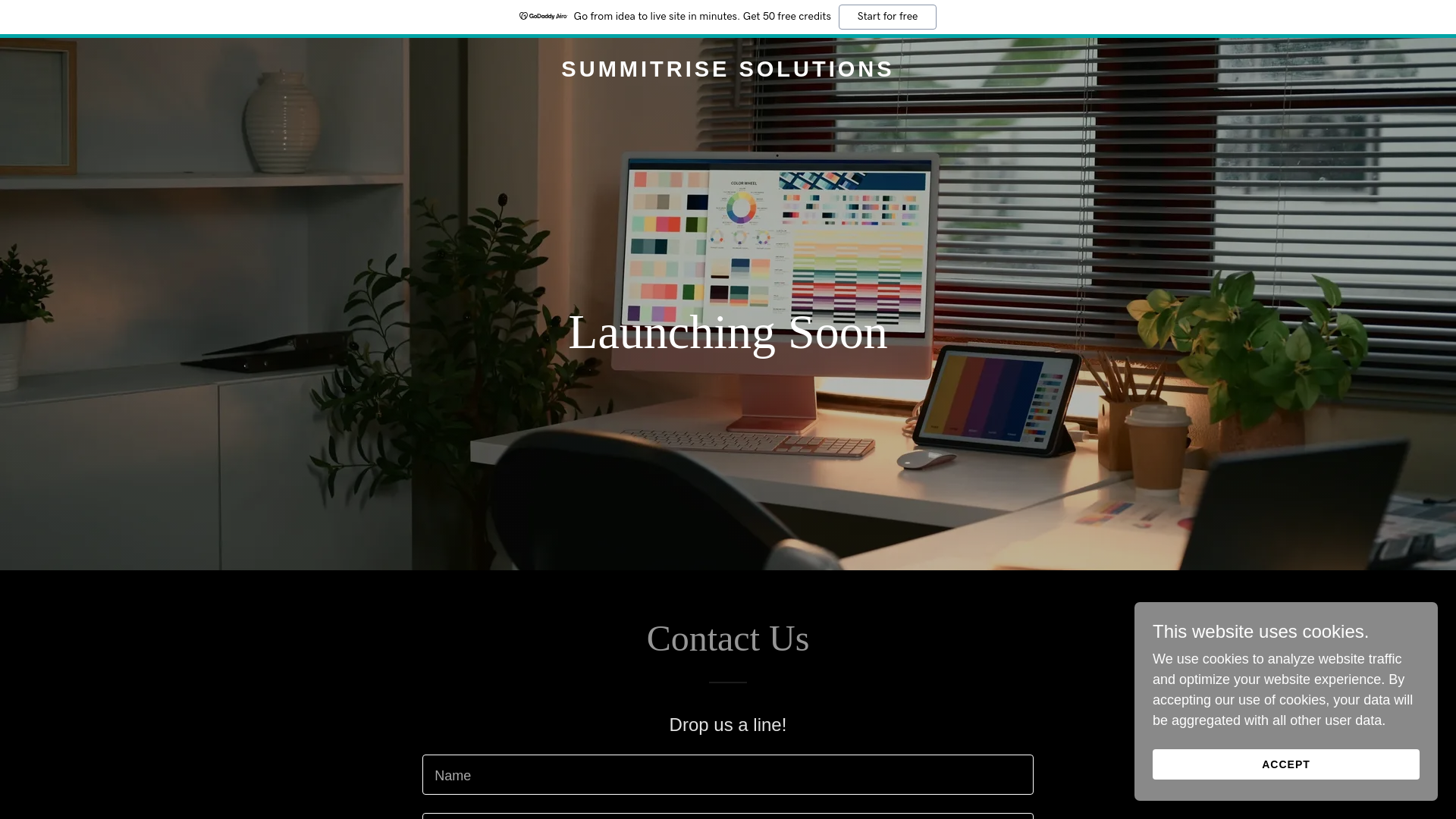 website screenshot of https://summitrisesolutions.com