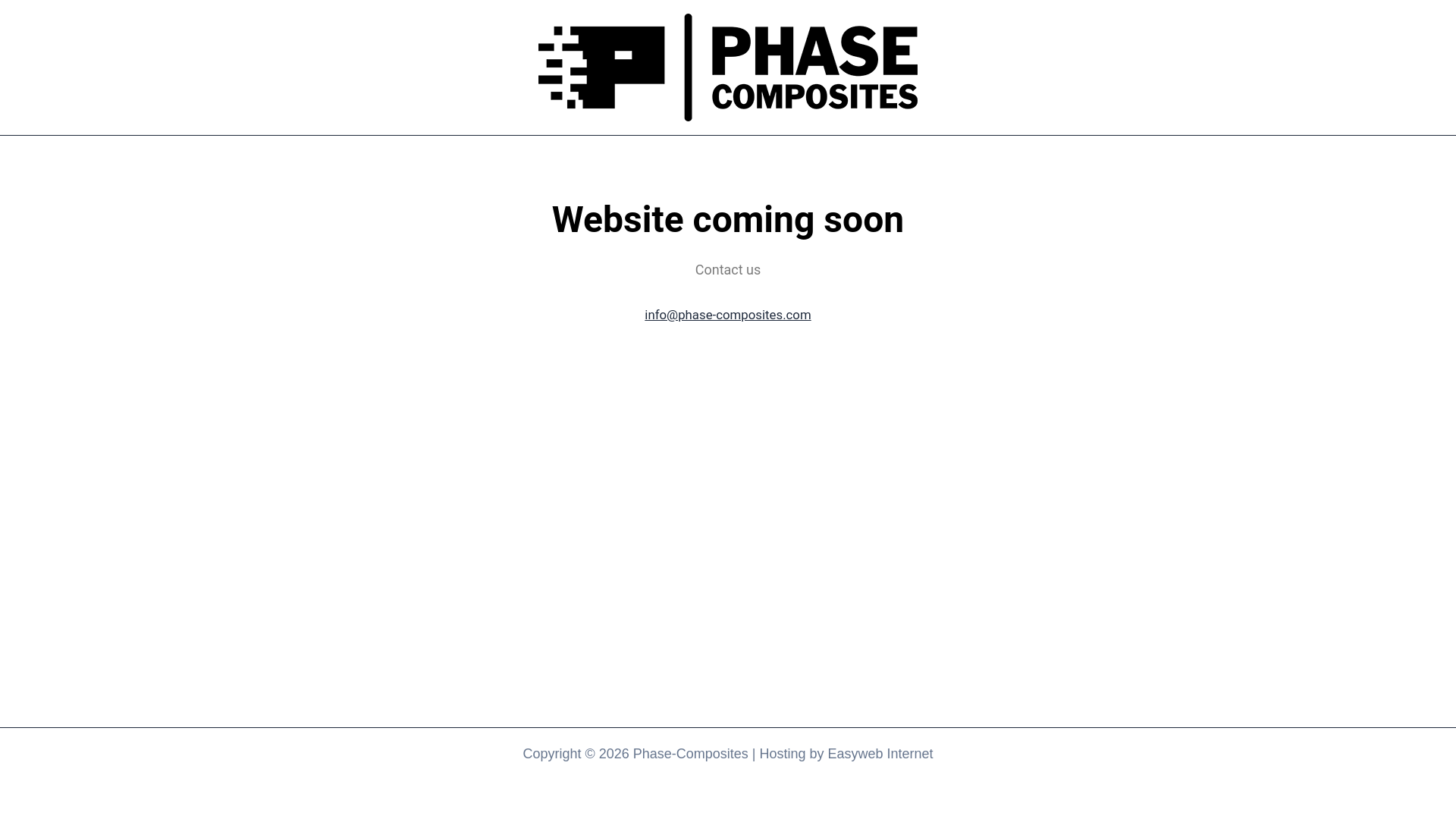 website screenshot of https://phasecomposites.co.za