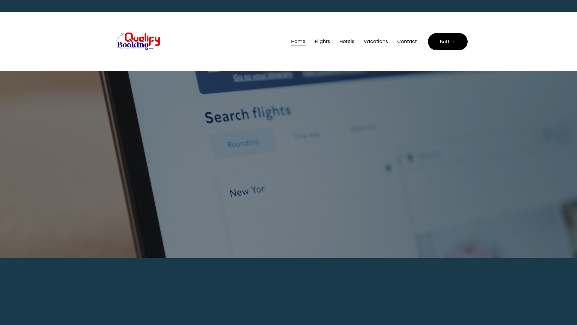 website screenshot of https://qualifybooking.com/