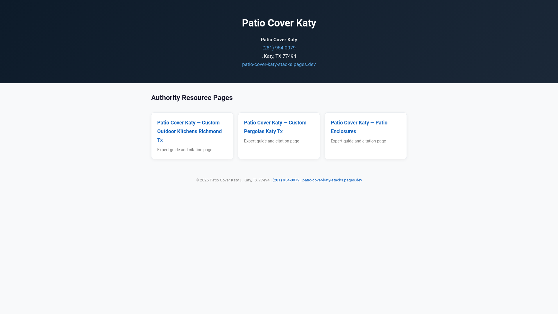website screenshot of https://patio-cover-katy-stacks.pages.dev/