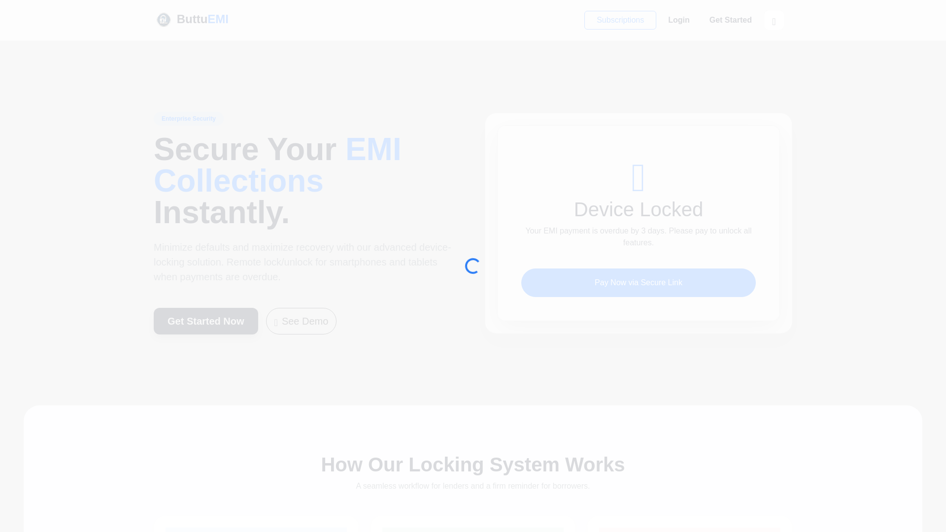 website screenshot of https://buttu.tech