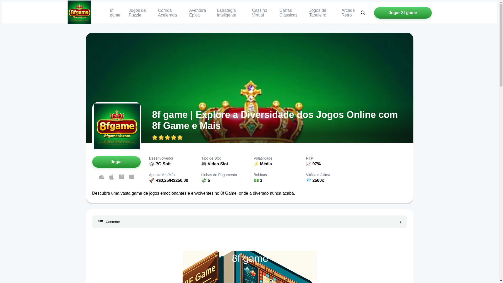 website screenshot of https://8fgamepk.com/