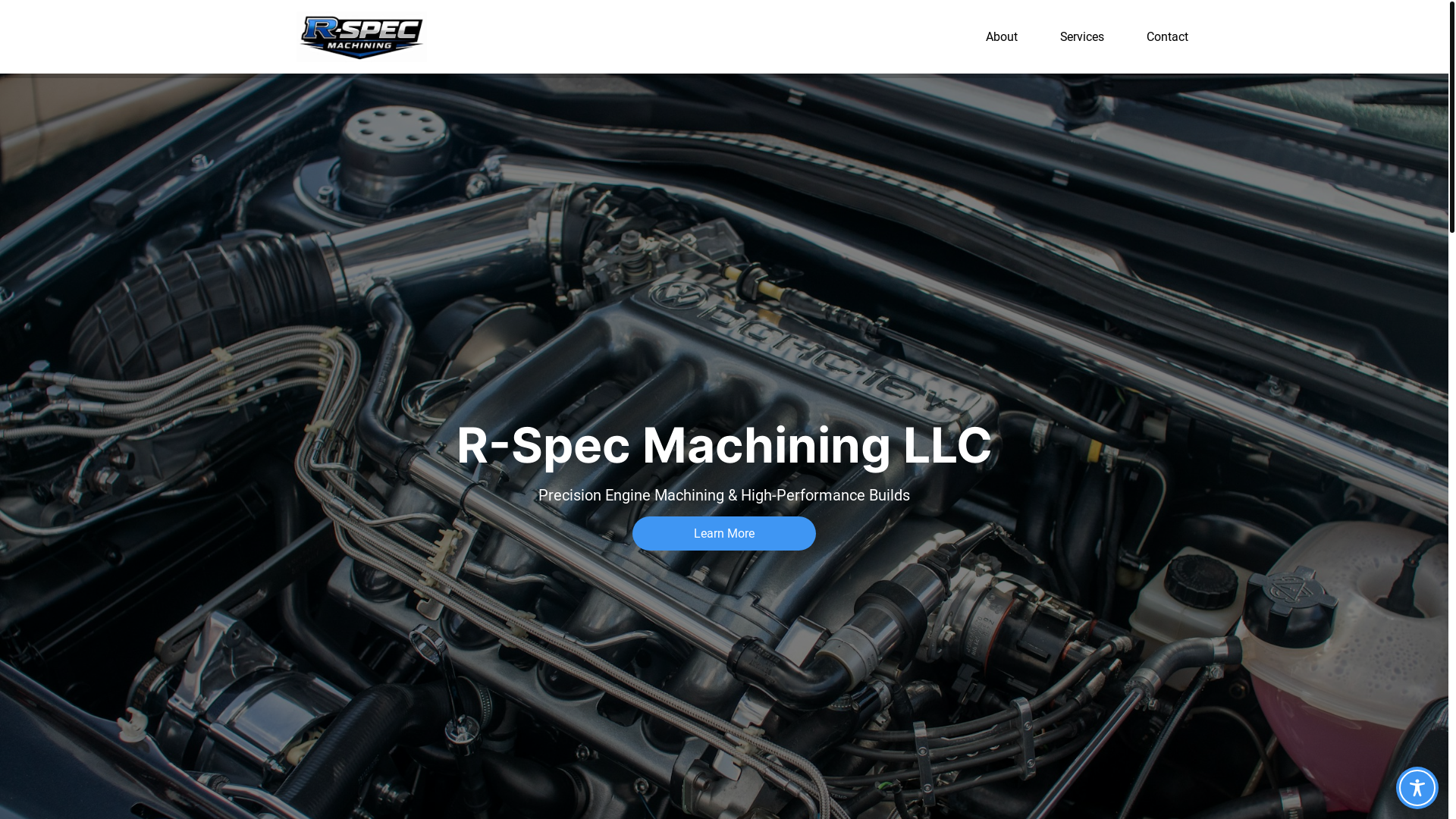website screenshot of https://rspecmachining.com/