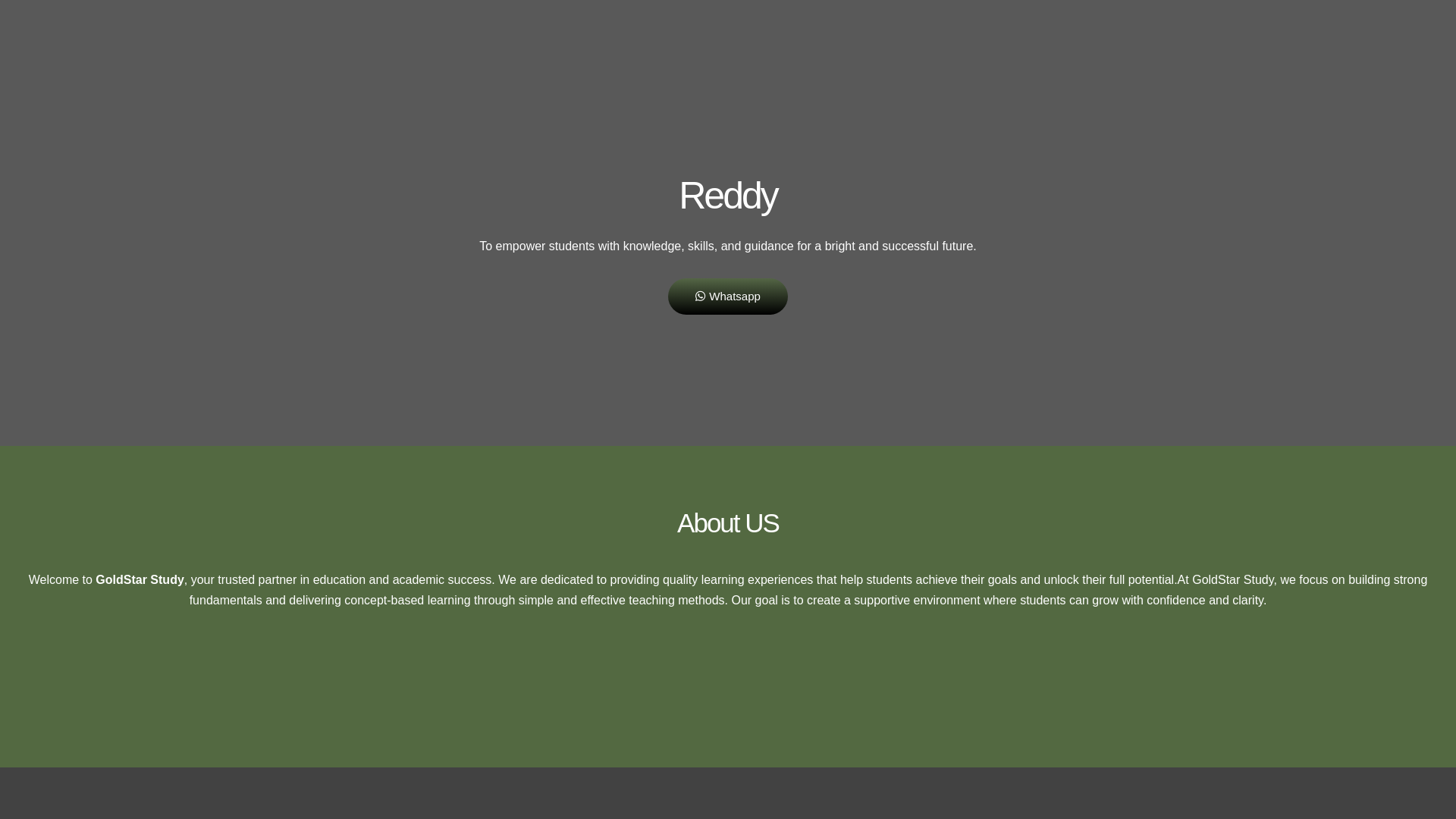 website screenshot of https://goldstarstudy.site