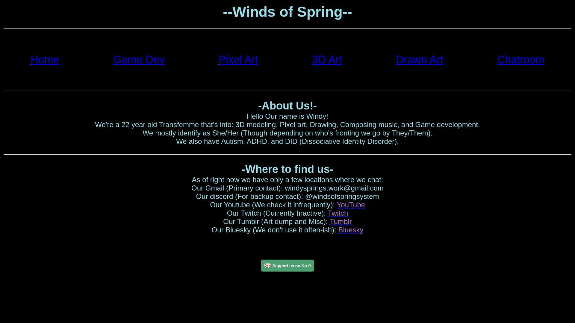 website screenshot of https://windy-springs-system.pages.dev/