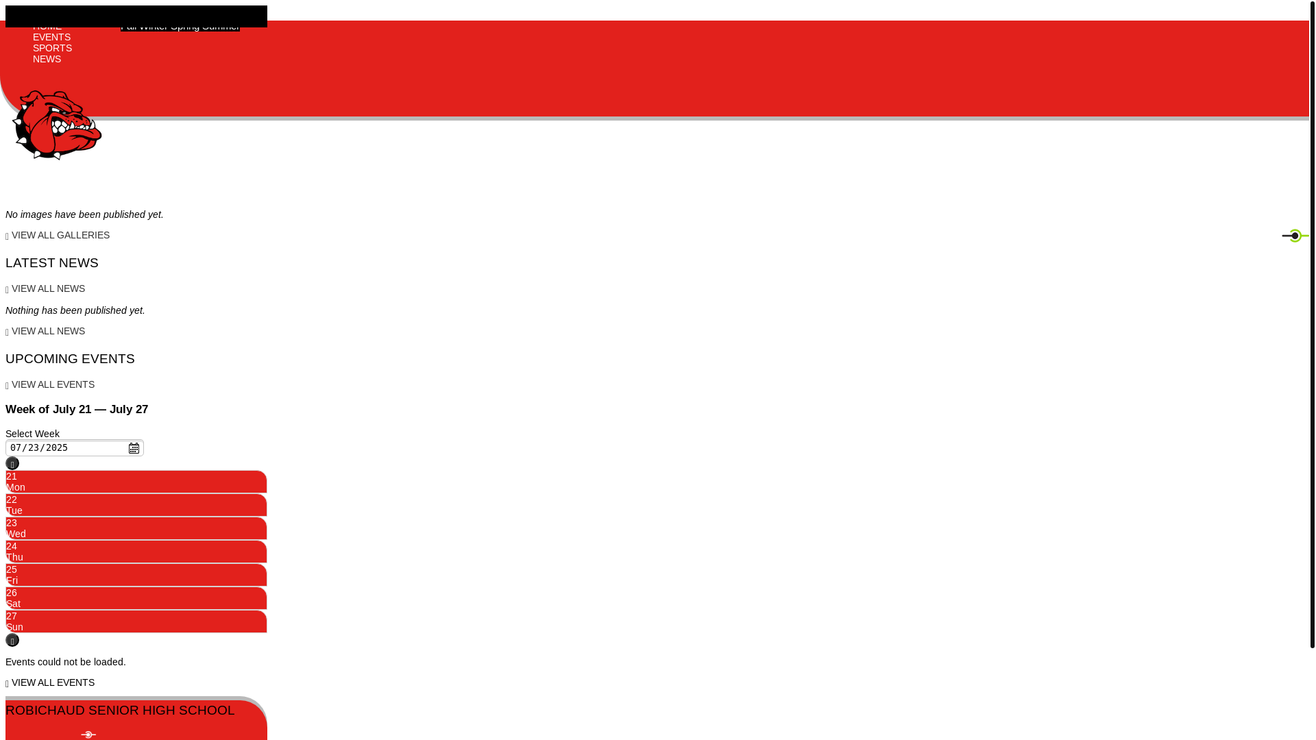 website screenshot of https://robichaudathletics.com/