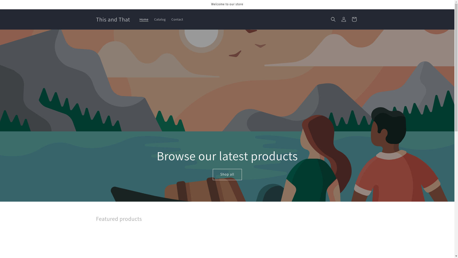 website screenshot of https://thisandthat.com.im/