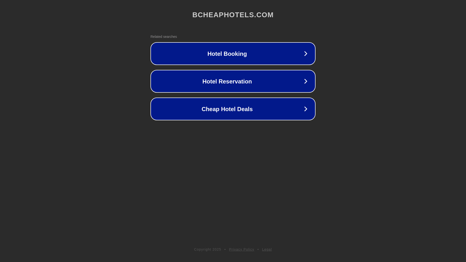 website screenshot of https://bcheaphotels.com/