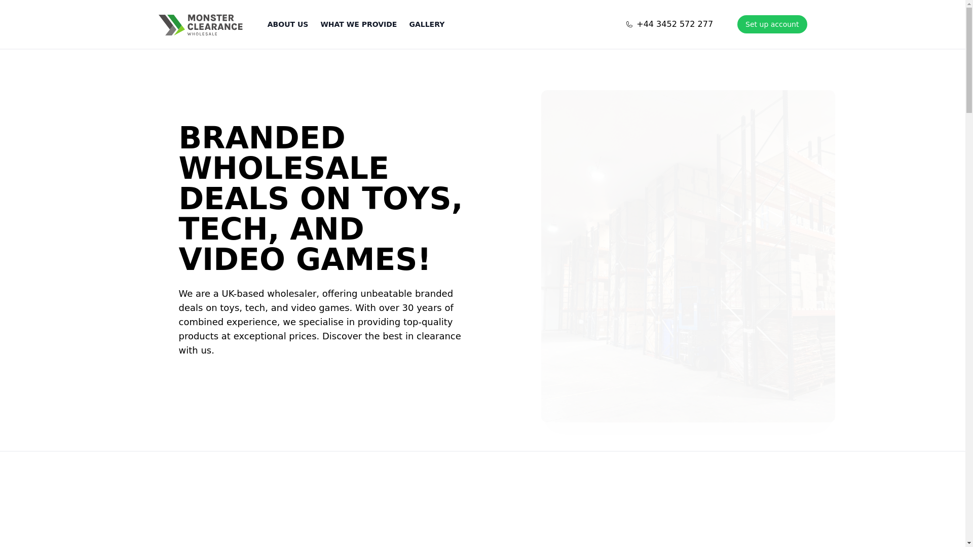 website screenshot of https://wholesale-monster-clearance.pages.dev/