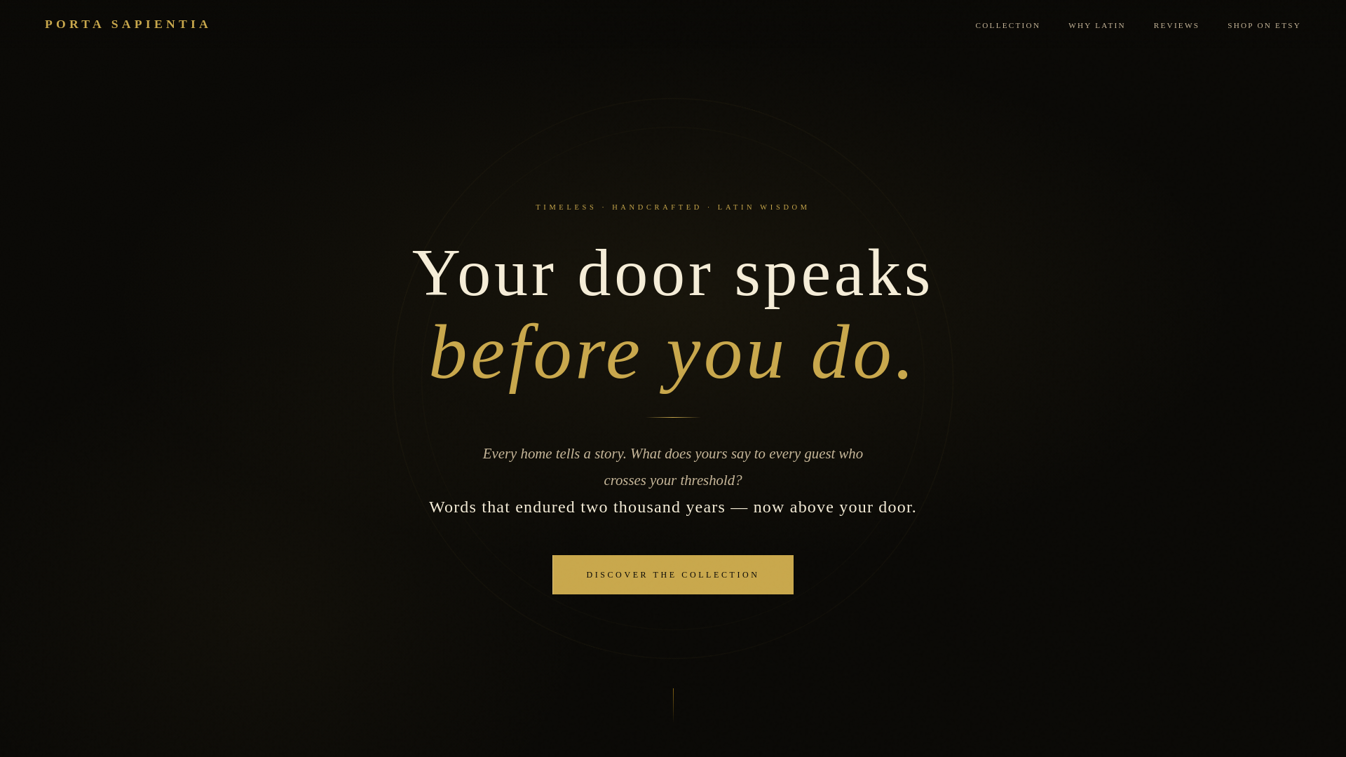 website screenshot of https://portasapientia.ch