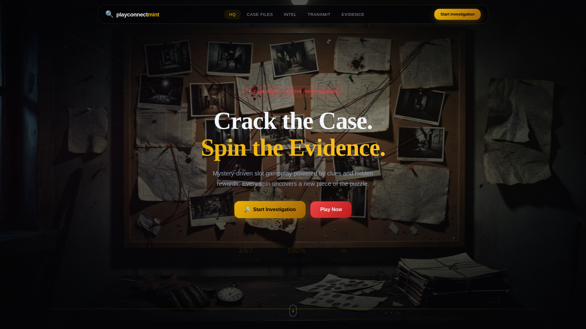 website screenshot of https://playconnectmint.life