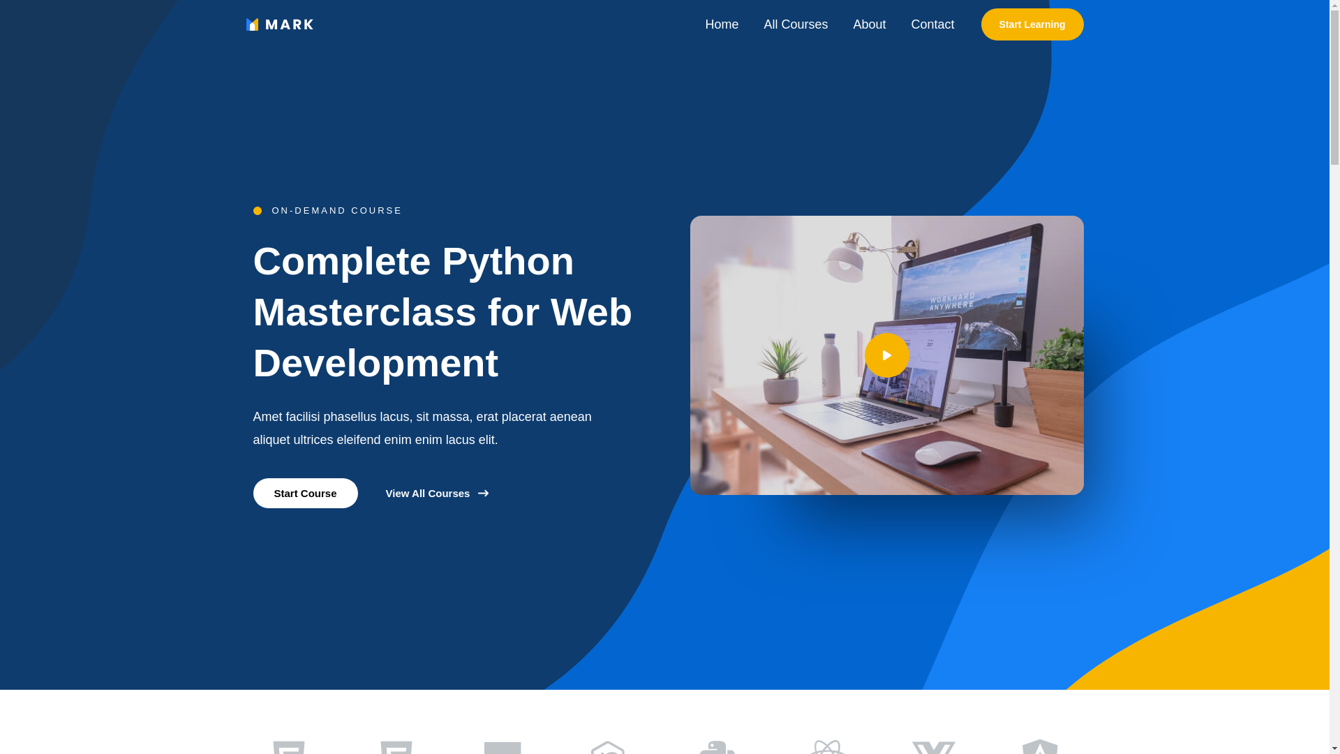 website screenshot of https://academiamechatech.com/