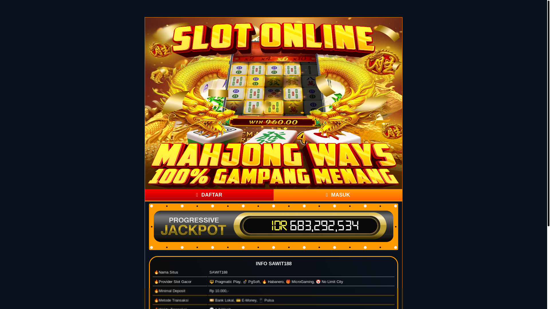 website screenshot of https://partnerku-sawit188.pages.dev/