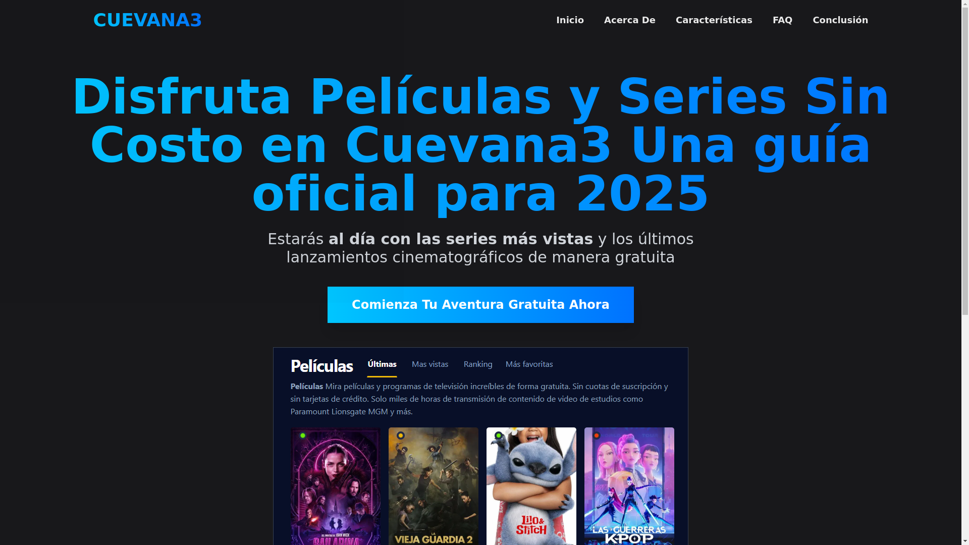 website screenshot of https://cuevana3-33bn.pages.dev/