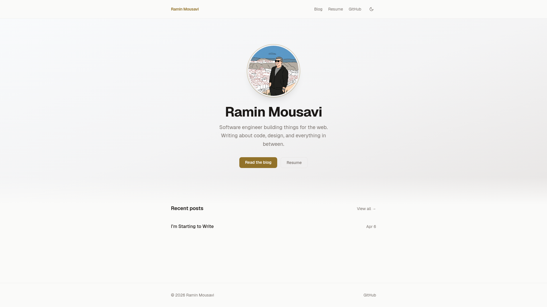 website screenshot of https://raminmousavi-dev.pages.dev/