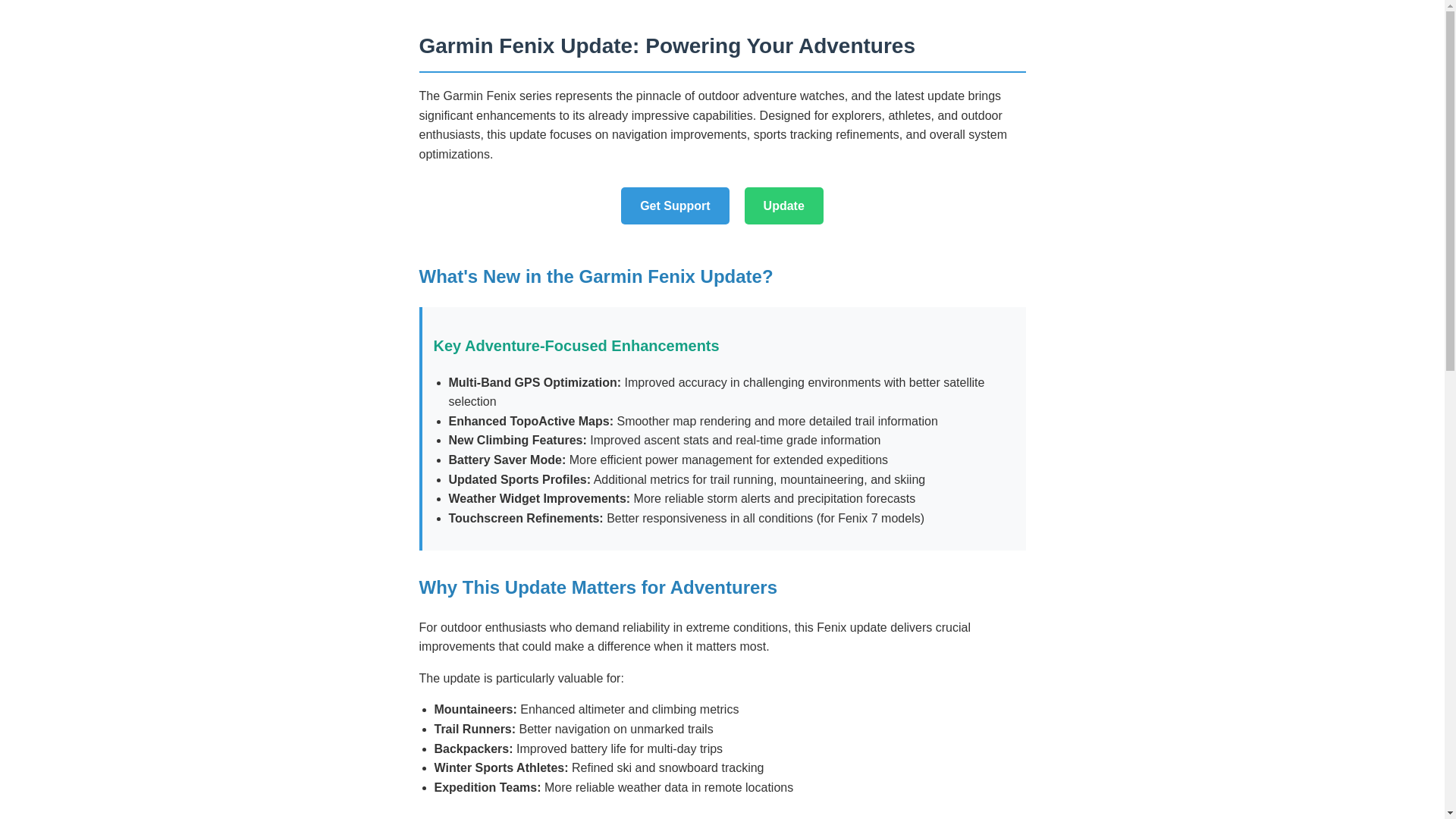 website screenshot of https://garmin-fenix-update.pages.dev/