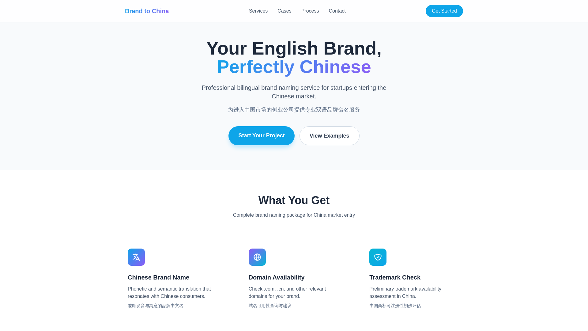 website screenshot of https://brandtochina.online/