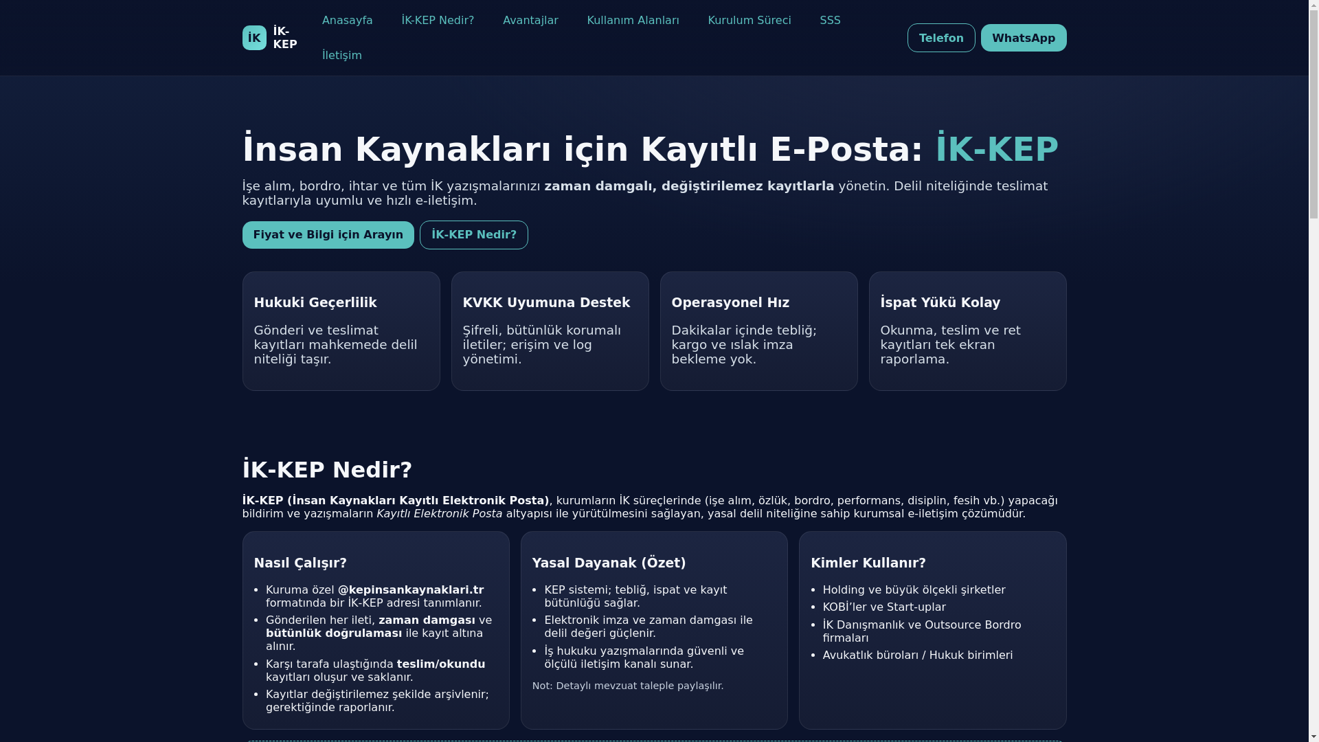 website screenshot of https://kepinsankaynaklari.tr/