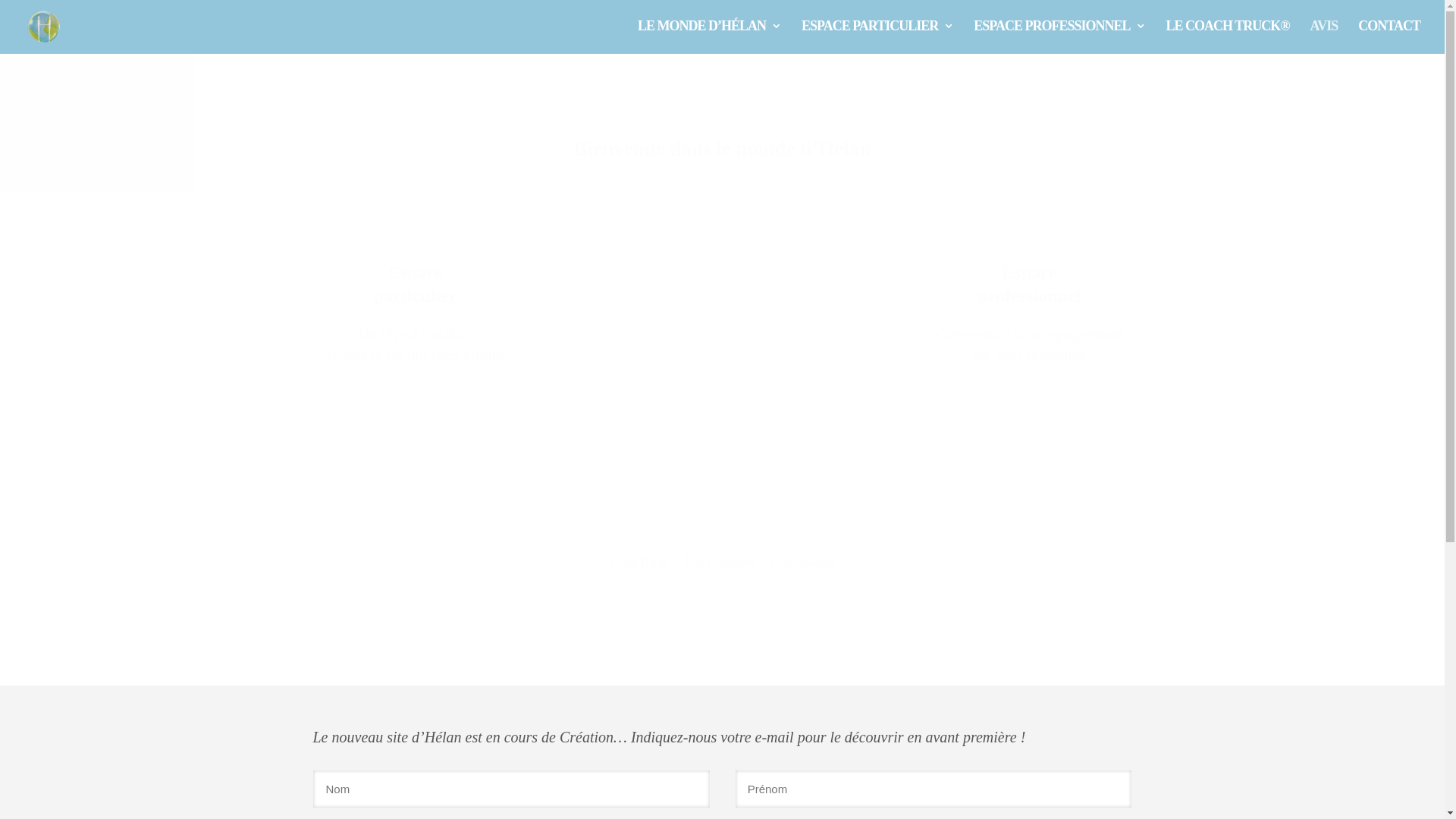 website screenshot of https://helancoaching.com/
