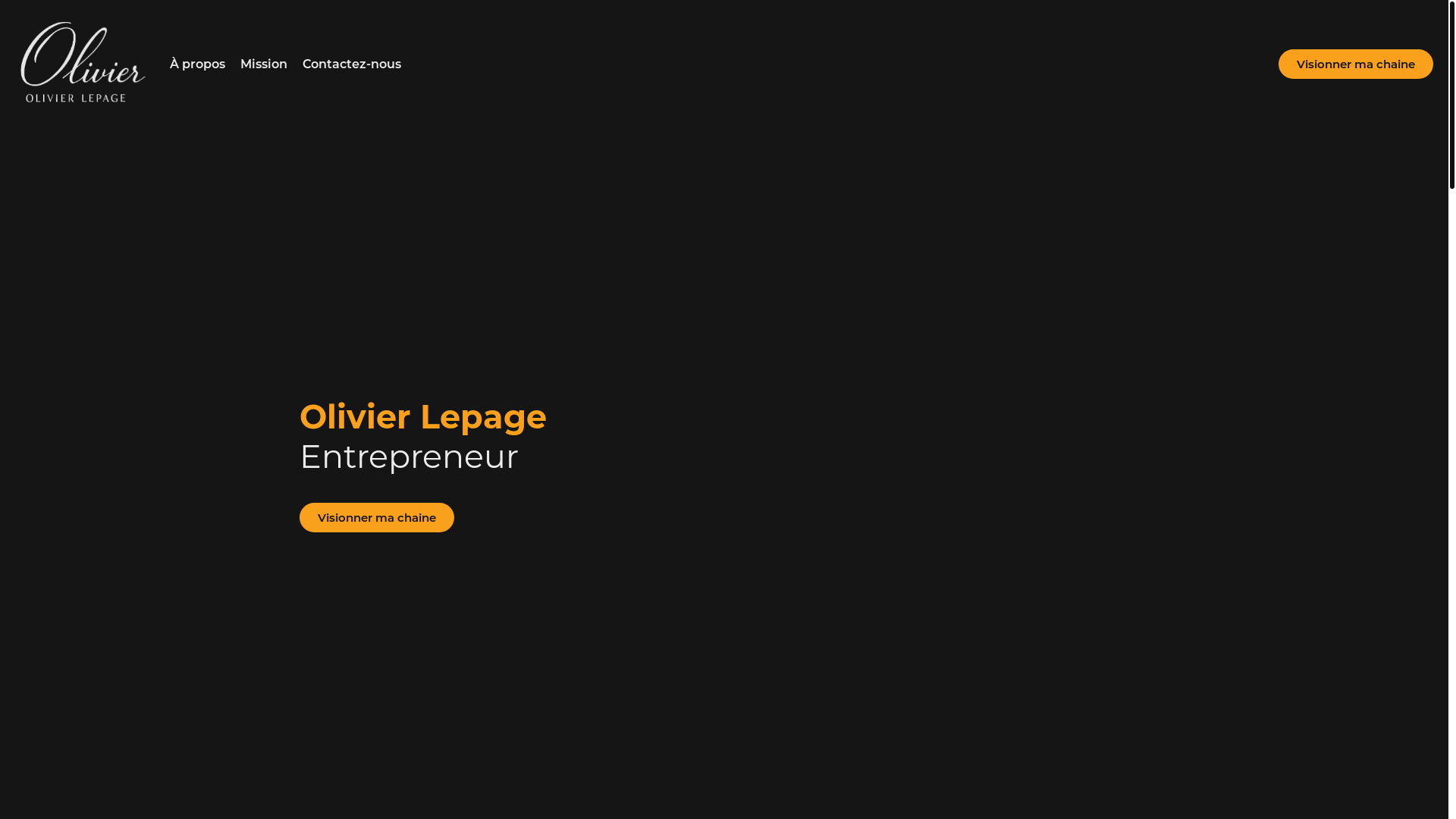website screenshot of https://olivier-lepage.com/