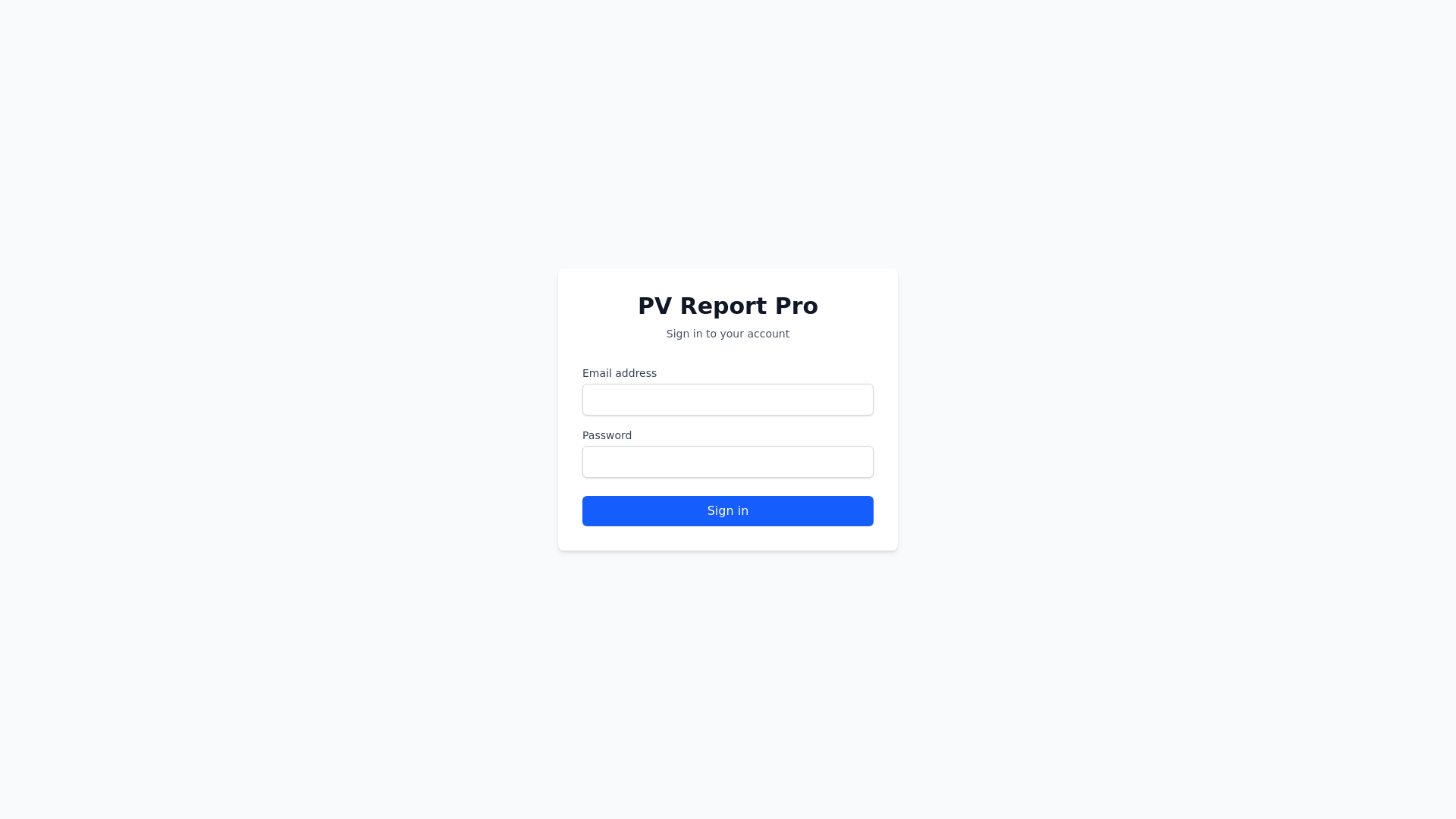 website screenshot of https://reportpro.app/