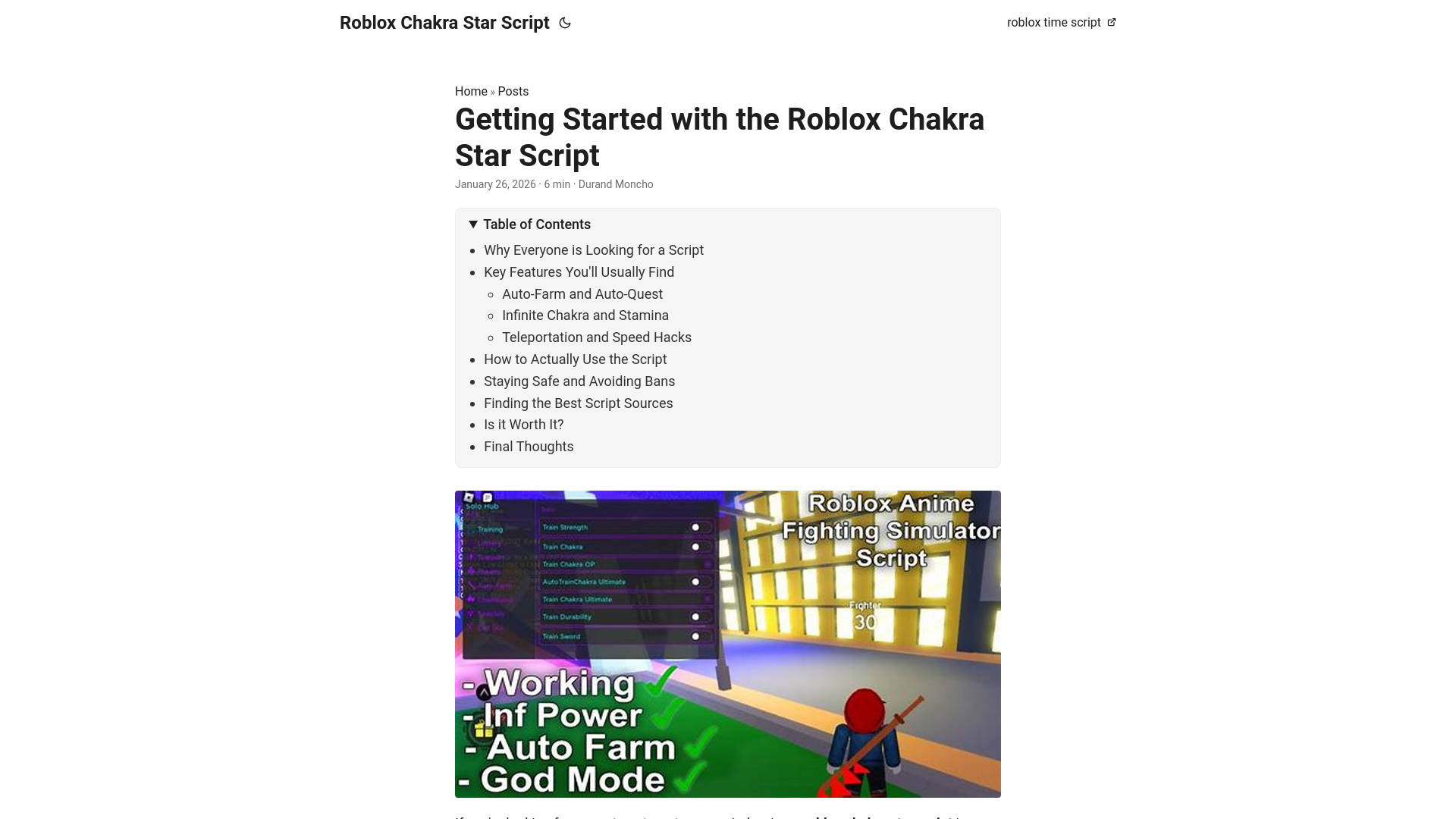 website screenshot of https://roblox-chakra-star-script.pages.dev/