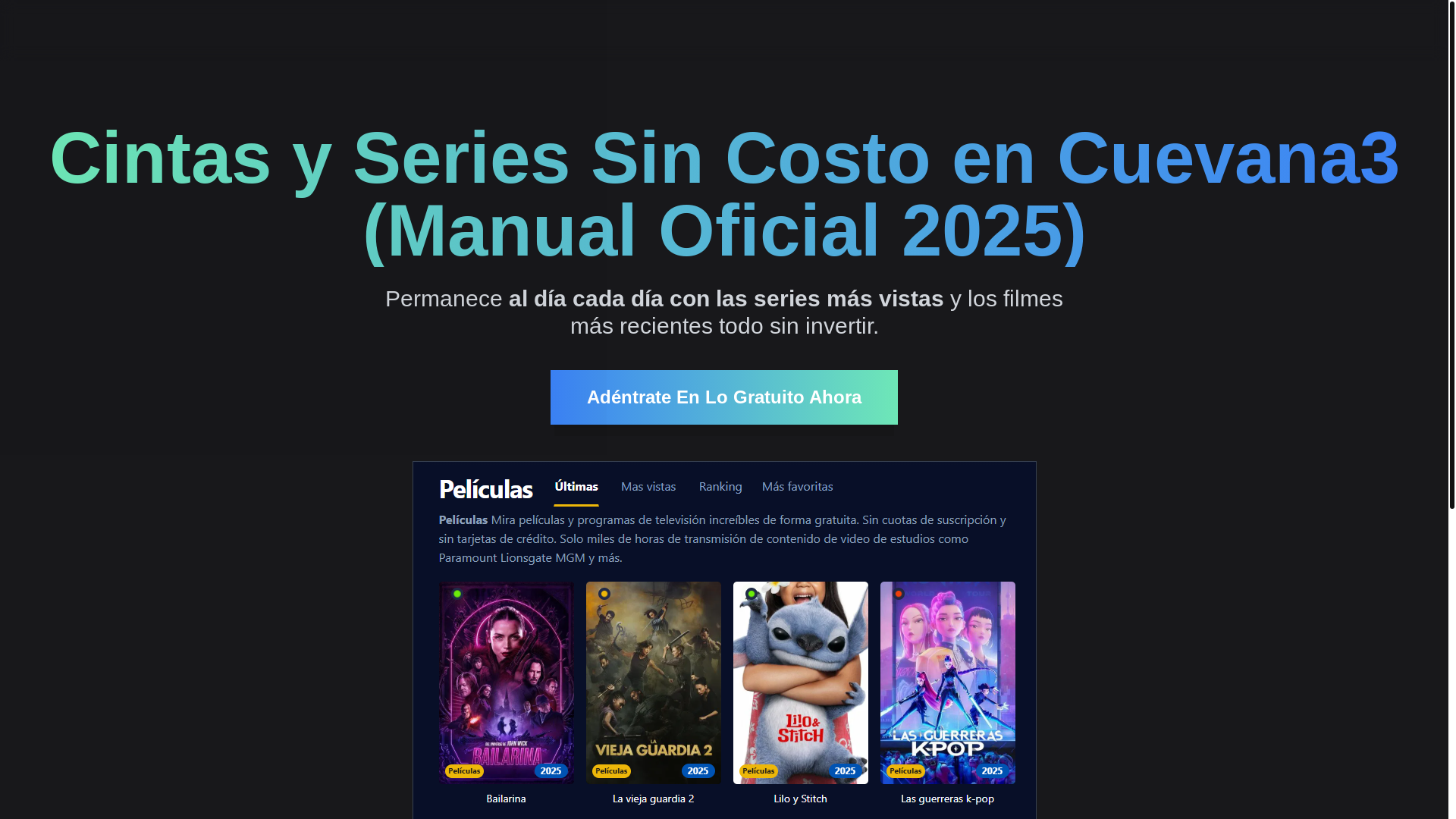 website screenshot of https://cuevana3-nckq.pages.dev/