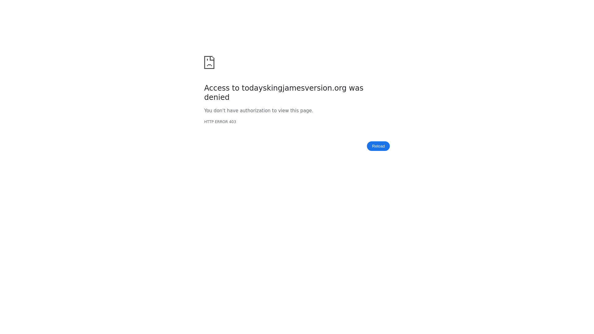 website screenshot of https://todayskingjamesversion.org/