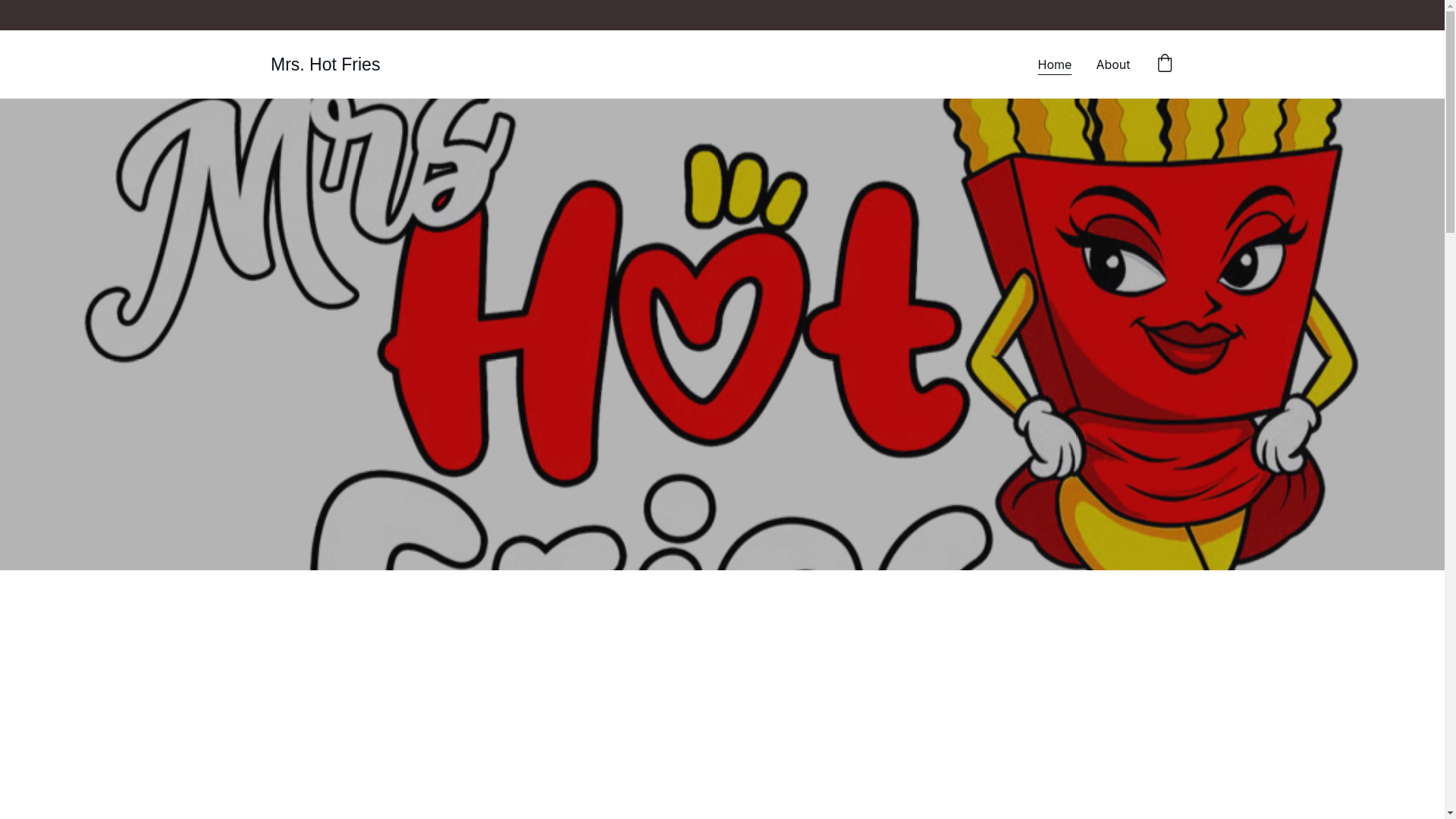 website screenshot of https://mrshotfries.com/