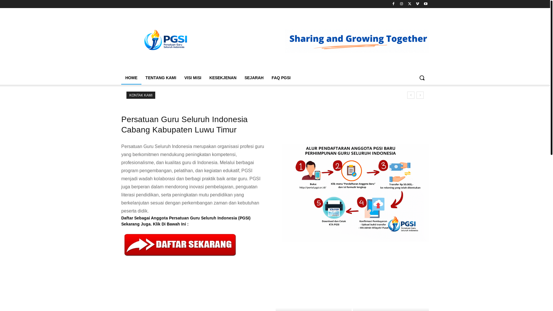 website screenshot of https://pgsikabluwutimur.org/