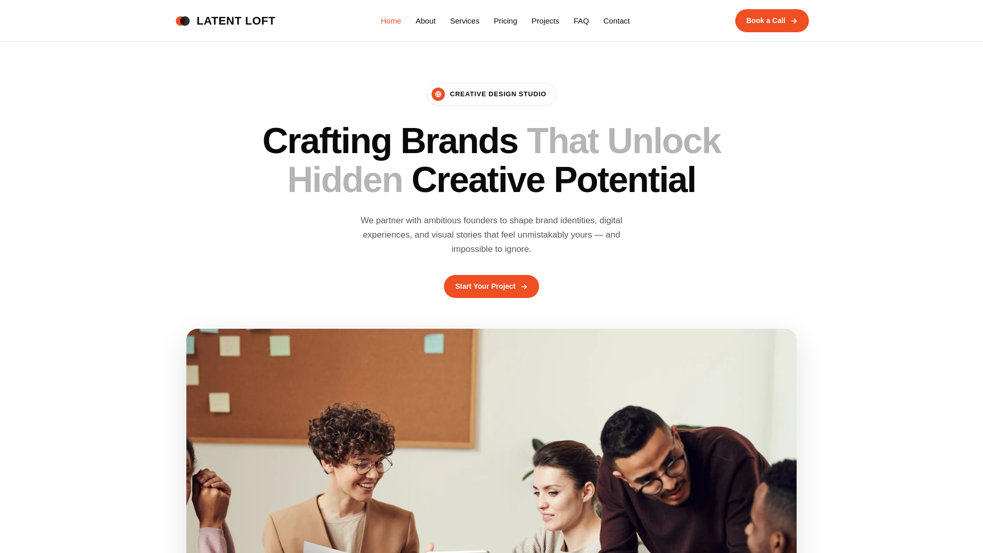 website screenshot of https://latentloft.com