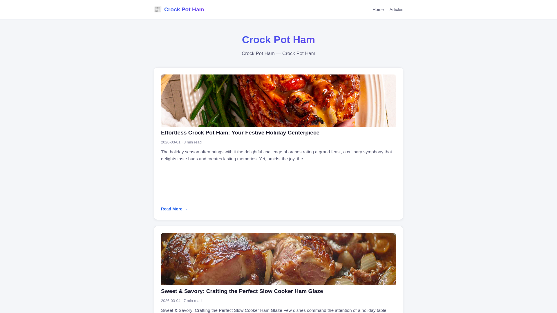 website screenshot of https://crock-pot-ham-f34.pages.dev/