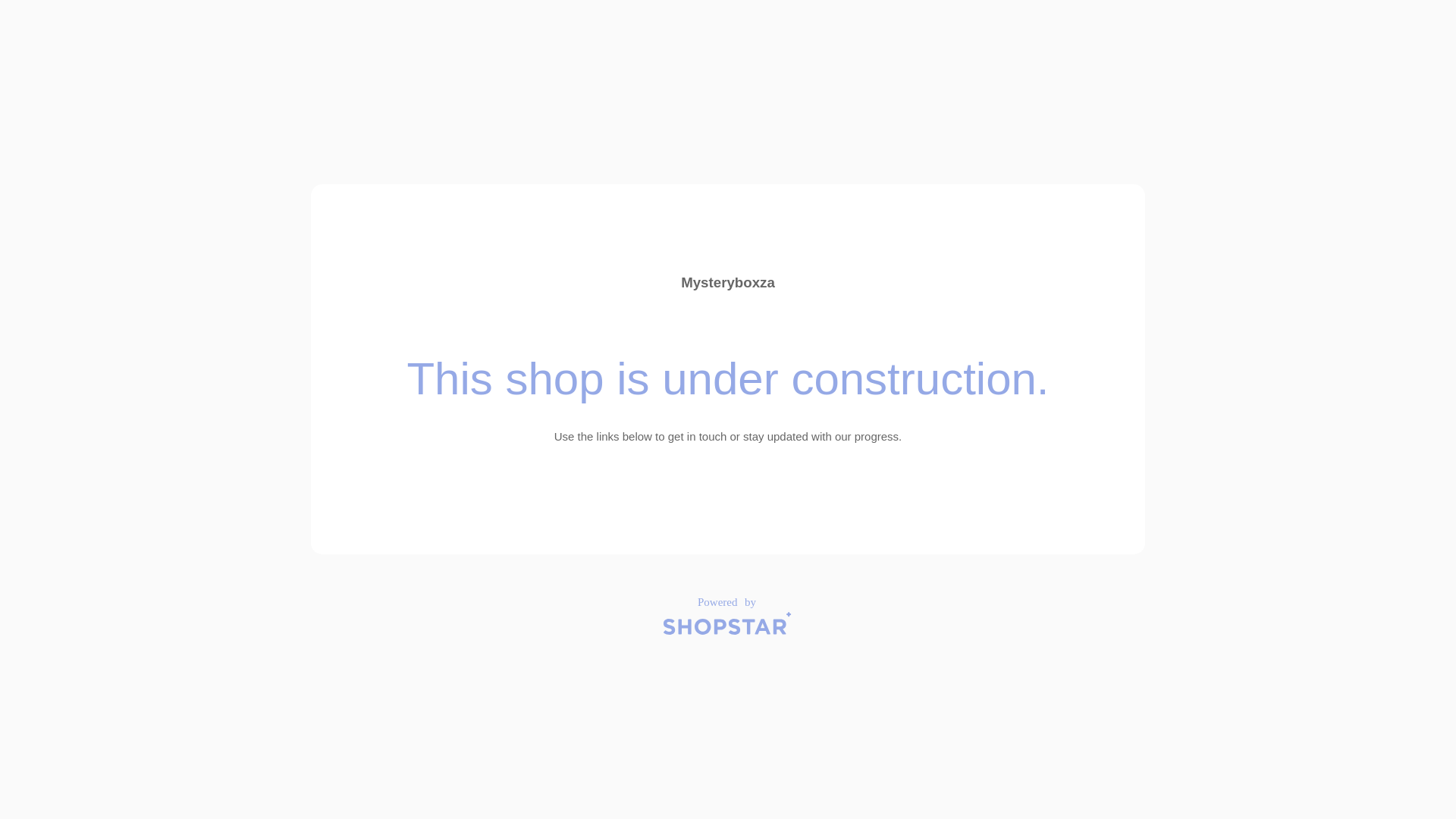 website screenshot of https://mysteryboxza.co.za/