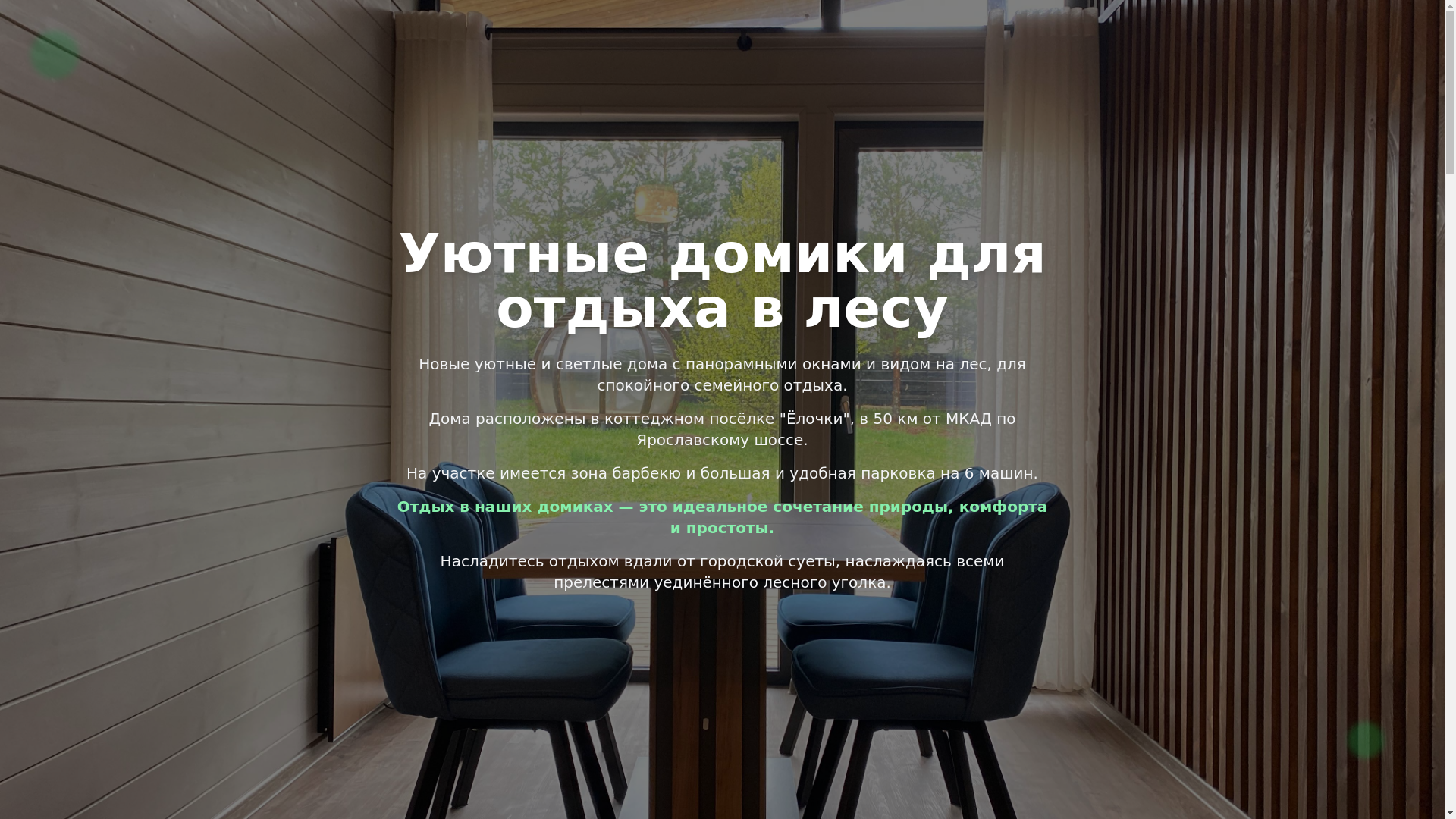 website screenshot of https://elochki.house/