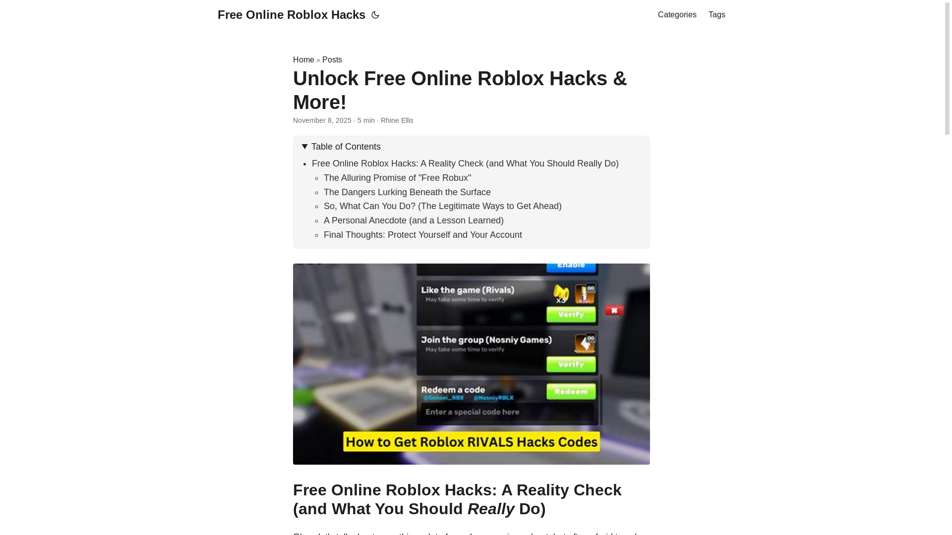 website screenshot of https://free-online-roblox-hacks.pages.dev/