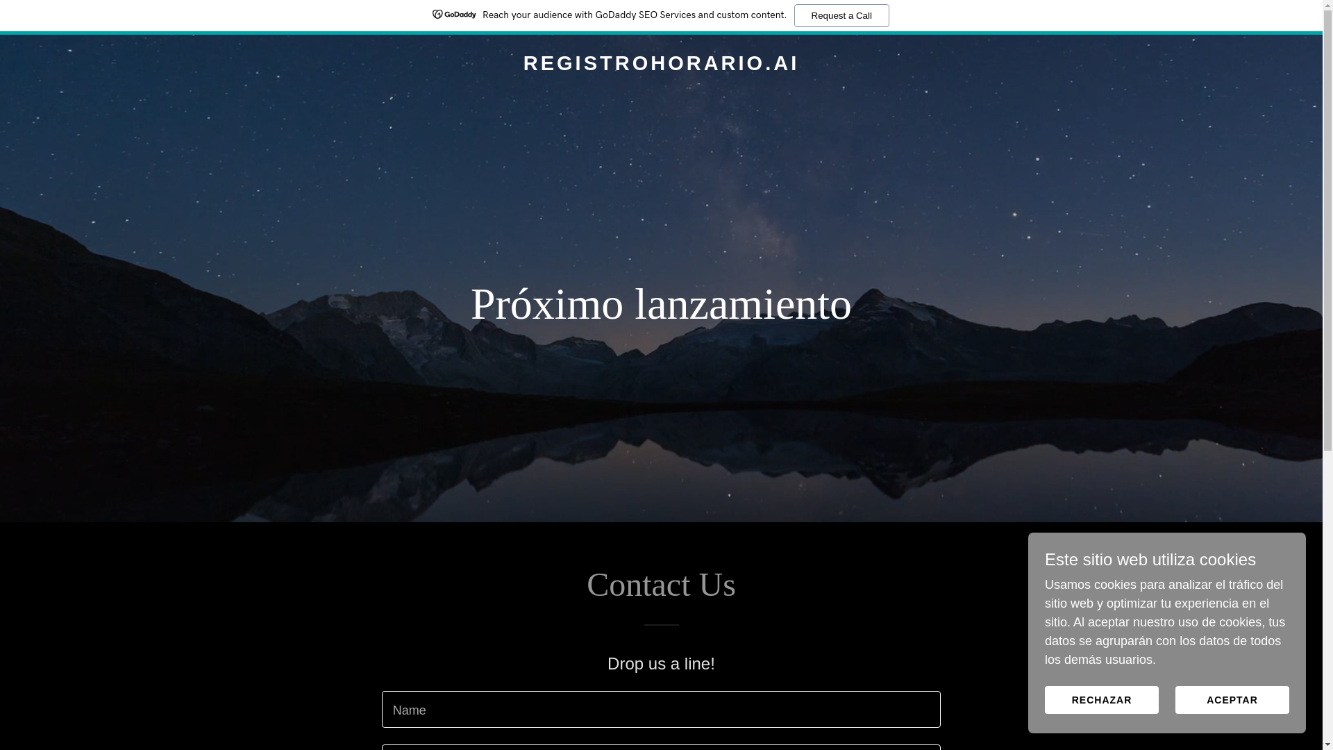 website screenshot of https://registrohorario.ai/